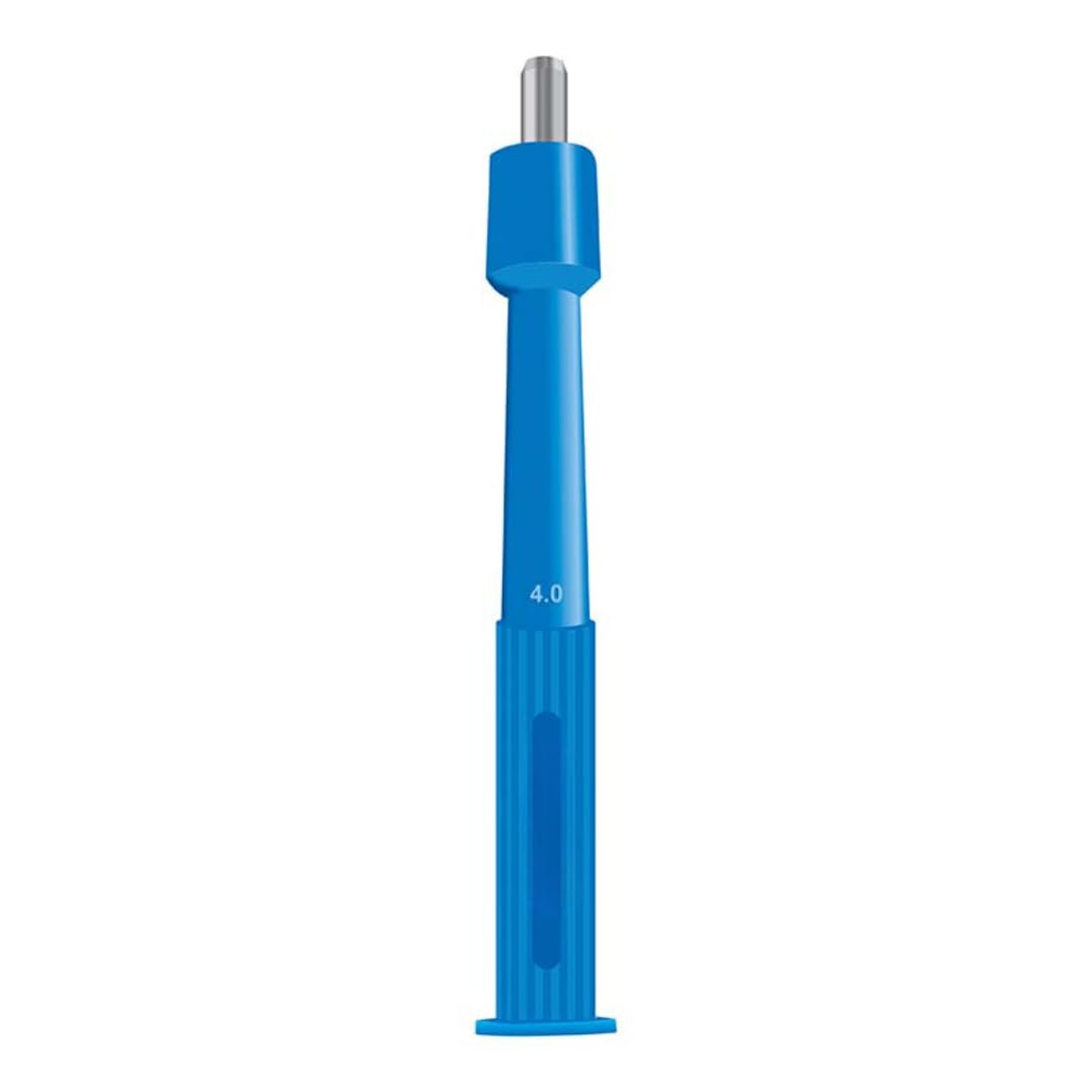 Sterile Krystal Disposable Punch Biopsy Kit with Protective Cap - Single Use 4.0mm Blade for Medical Procedures & Jewelry Piercing - Individually Packed (Box of 25) - Perfect for Dermatology Clinics, Tattoo Studios & Body Piercing Shops
