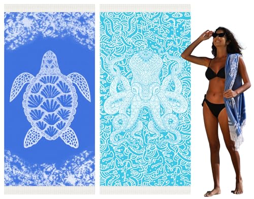 2 Pack Blue Turtle Octopus