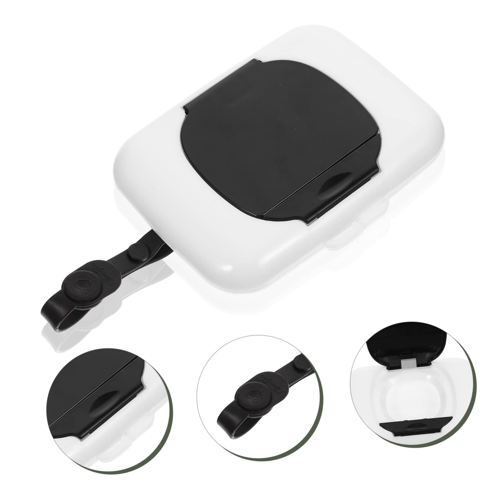 Greenadscape Travel Wipe Dispenser Box - Portable Mini Handheld Container for Diaper Wipes & Wet Wipes | Perfect for On-the-Go Parents, Baby Care, Travel, Camping & Car Use