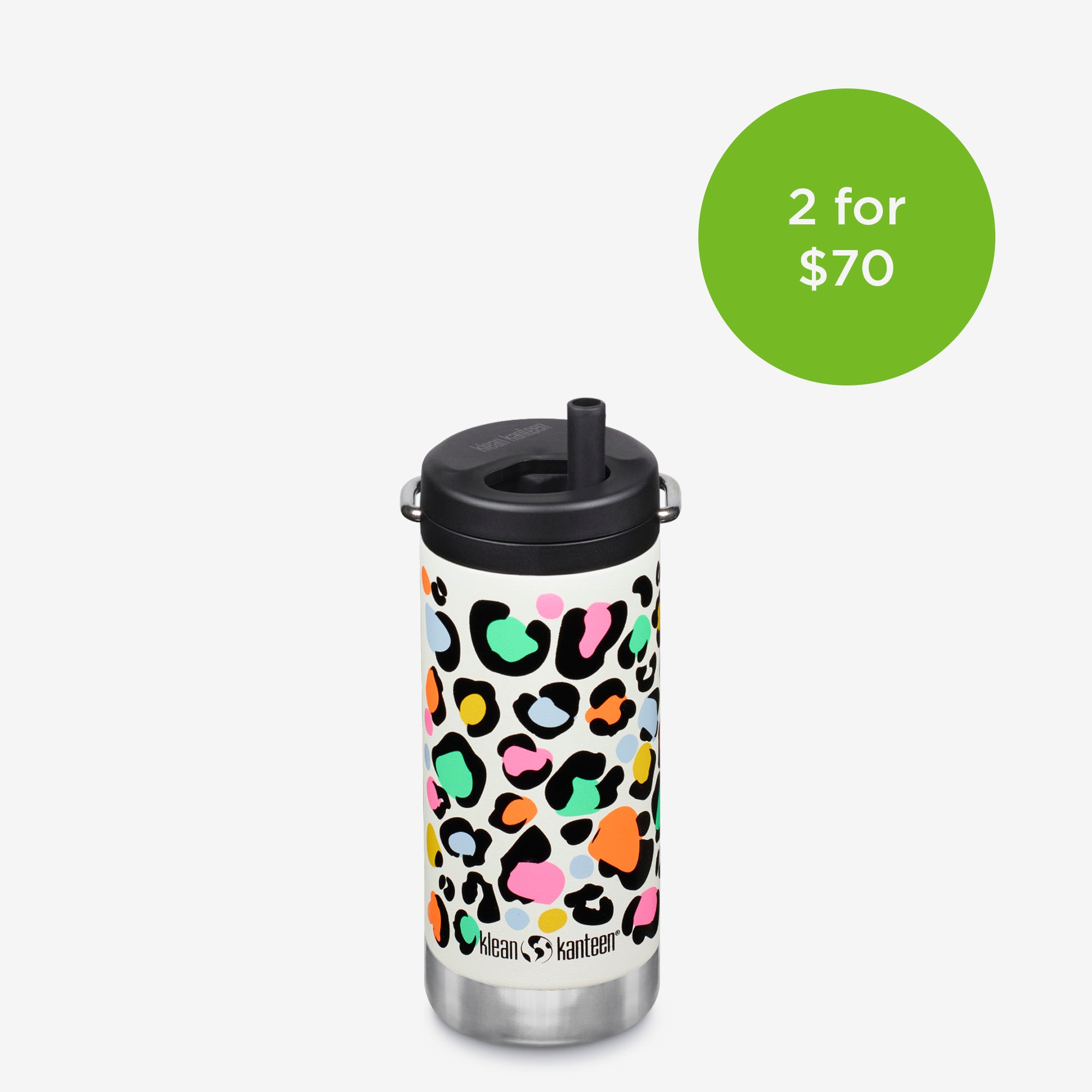12oz (355ml) TKWide Insulated Stainless Steel Water Bottle with Leak-Proof Twist Cap - Keeps Drinks Cold for 24 Hours & Hot for 12 Hours - Perfect for Gym, Hiking, Travel & Office Use
