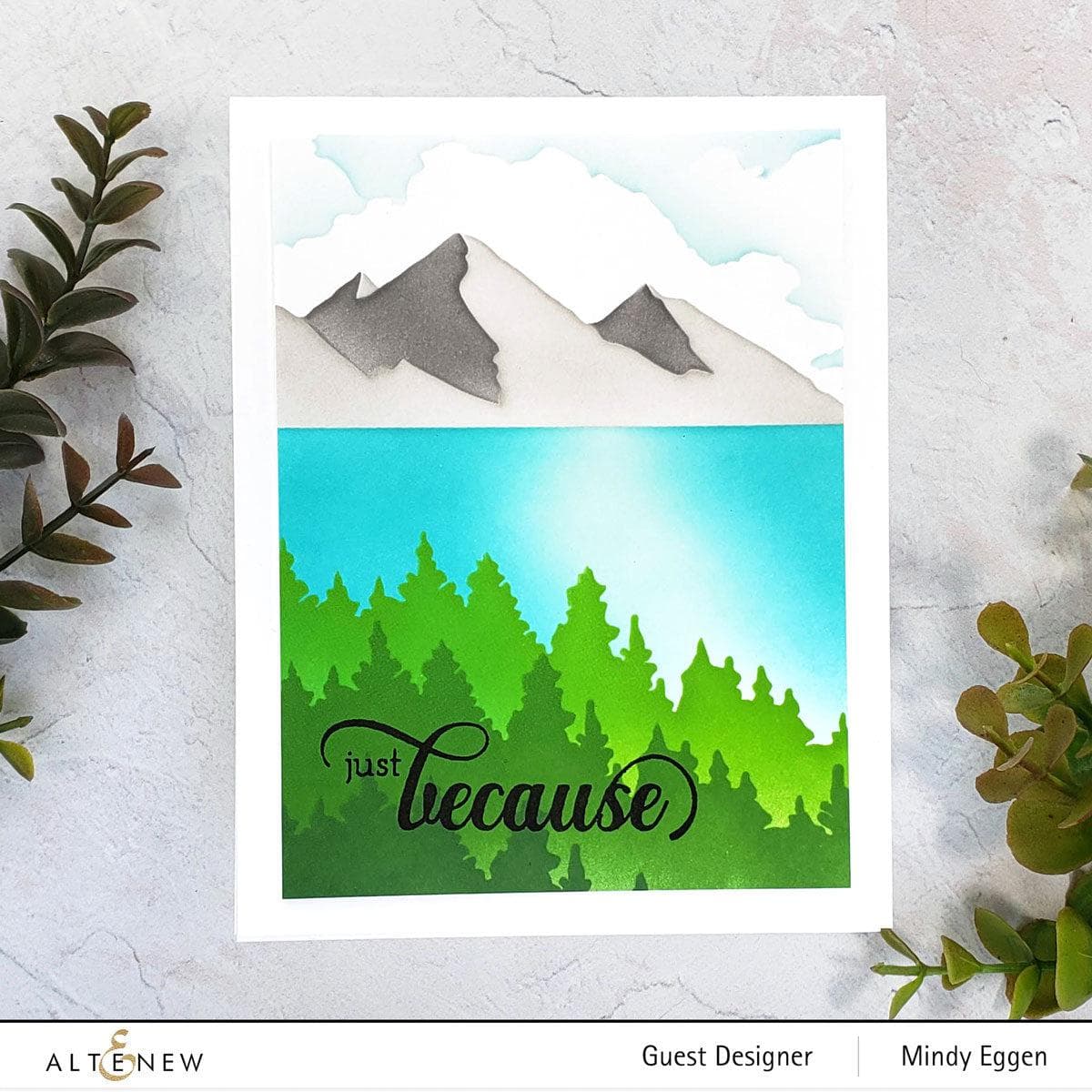 Mountain Scene Stencil for Painting - DIY Wall Art, Wood Signs & Home Decor - Perfect for Crafting, Scrapbooking & Decorative Projects
