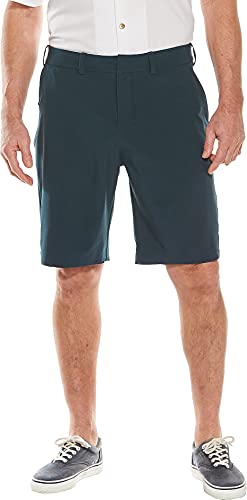 Coolibar UPF 50+ Men's Sun Protective Trek Hybrid Shorts - Lightweight Quick-Dry Hiking & Outdoor Adventure Shorts for Men