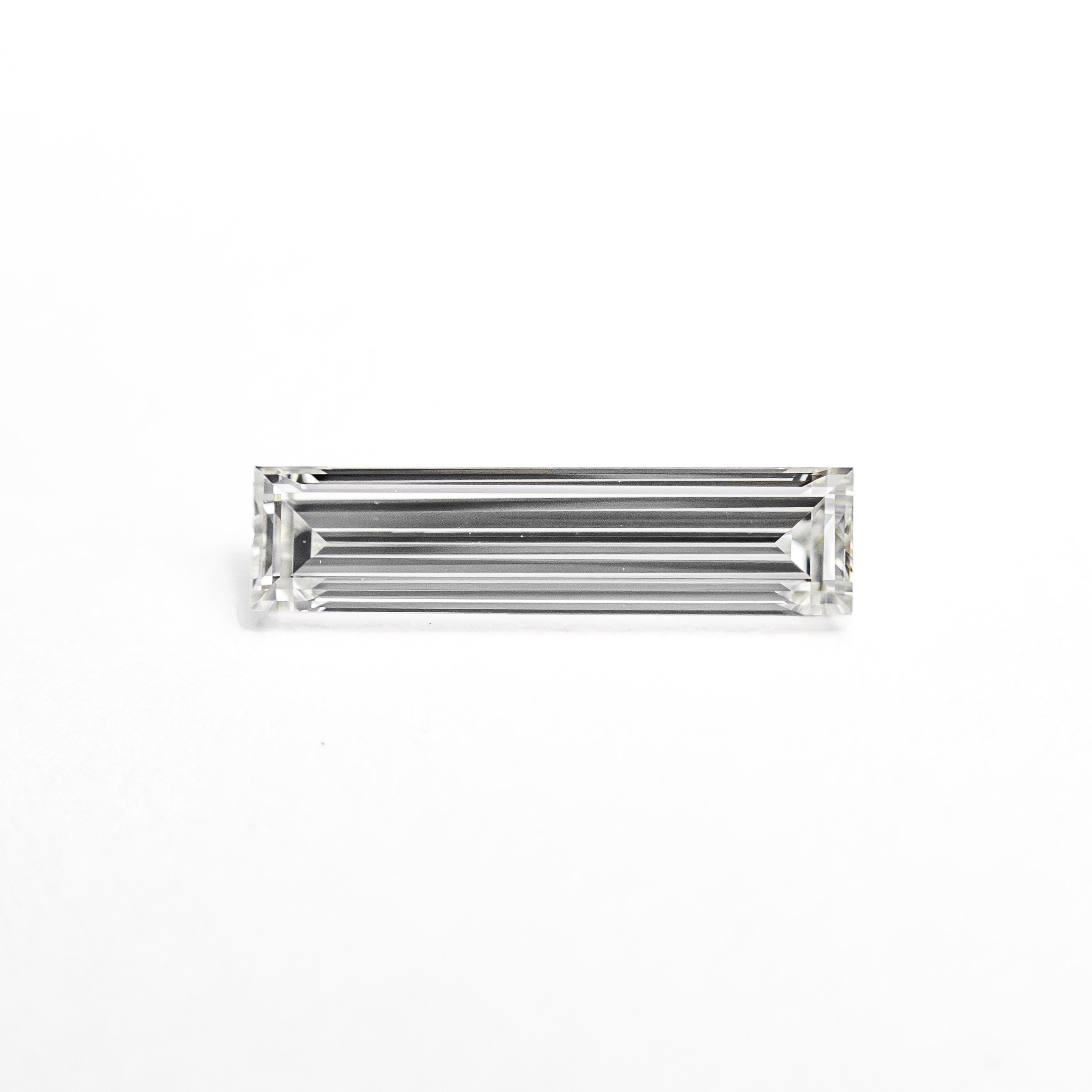 0.33ct VS2 Clarity E Color Rectangle Step Cut Diamond - 8.66x2.14x1.55mm for Engagement Rings & Fine Jewelry