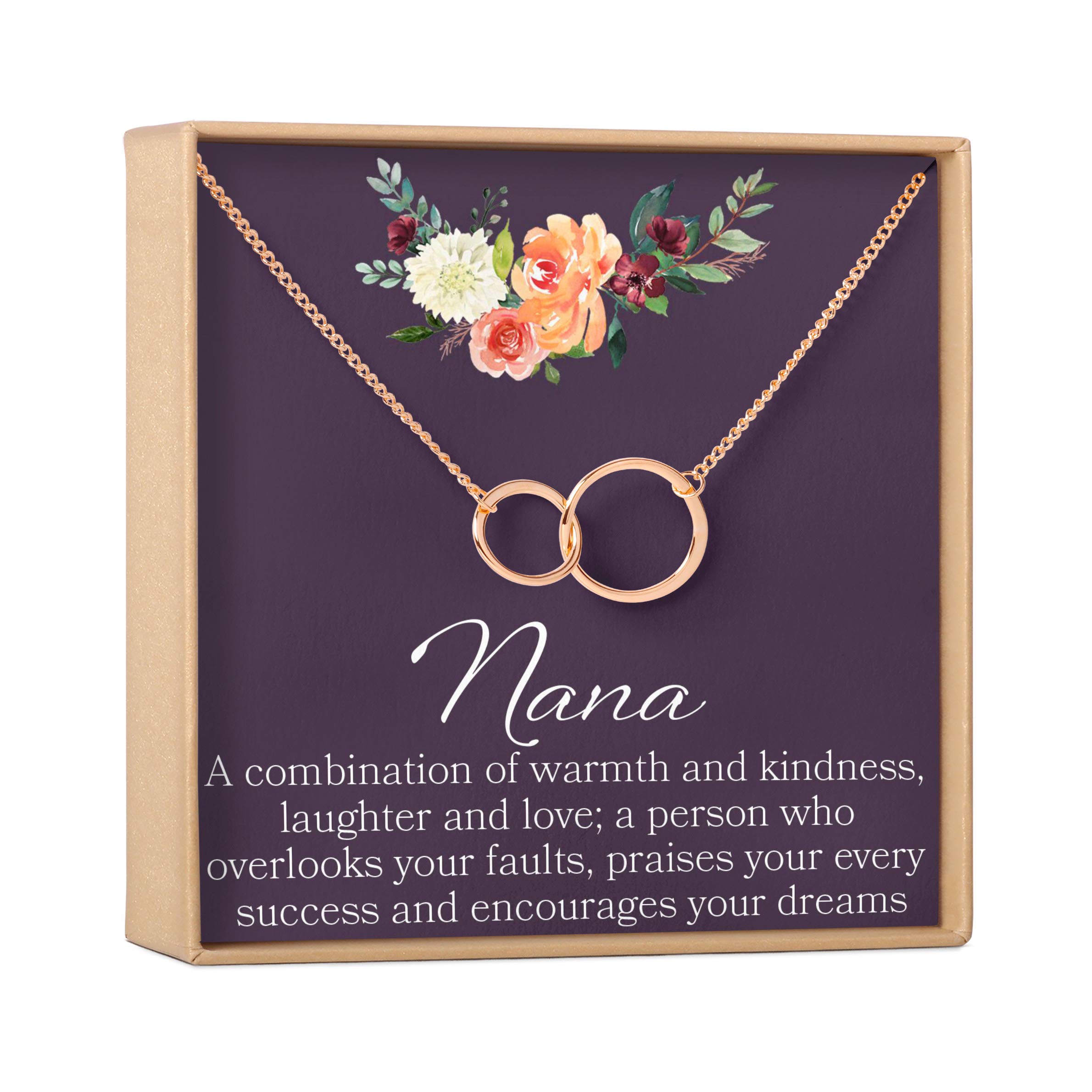 Heart Shaped Nana Necklace - Elegant Jewelry Gift for Birthday, Anniversary, Christmas & Holidays | Perfect for Mother's Day, Valentine's Day & Special Occasions