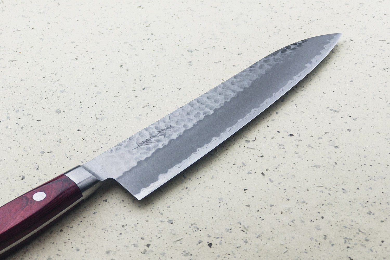 Premium Tsunehisa AS/S Shi Tsuchime Migaki Western Gyuto 210mm Chef Knife - High Carbon Steel Japanese Kitchen Knife for Professional Chefs & Home Cooking - Perfect for Slicing, Dicing & Meat Cutting