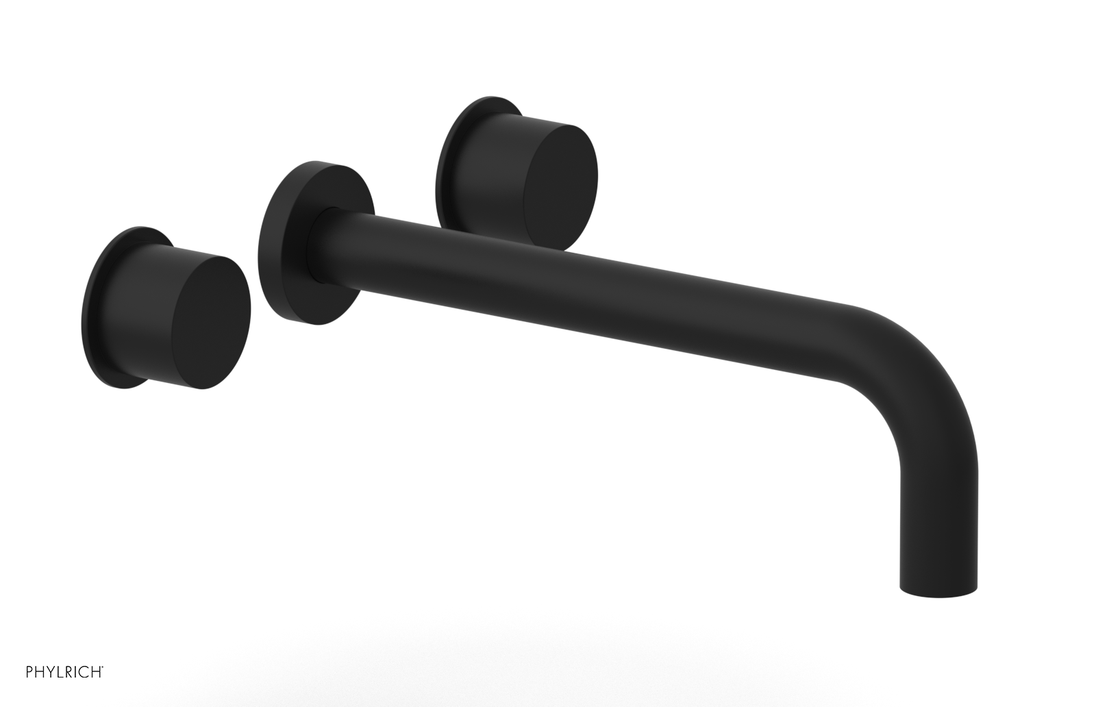 Basic II 10-Inch Wall Tub Faucet Set with Smooth Handles - 230 57 10 - Perfect for Bathroom Renovation and Modern Home Decor