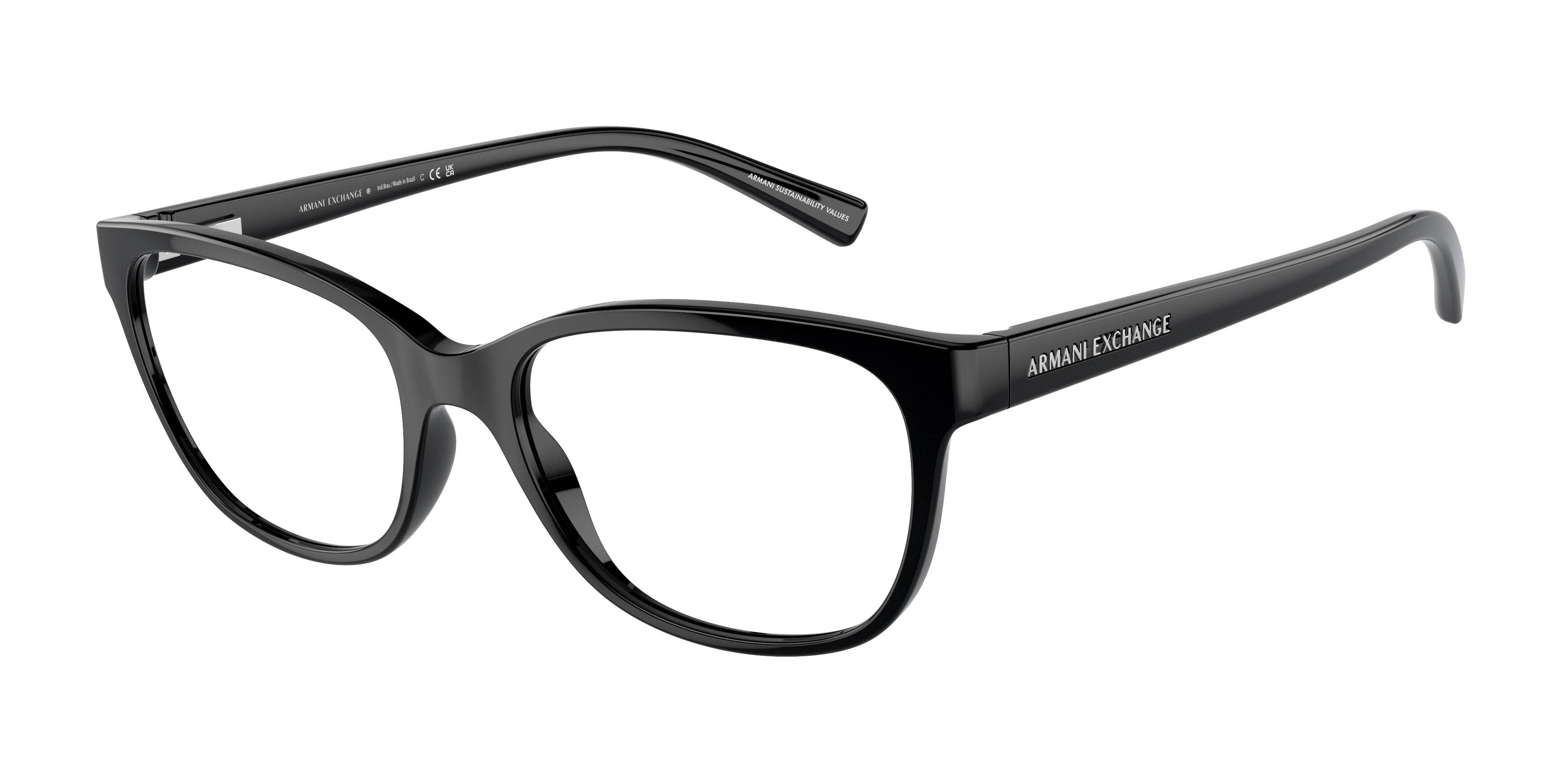 Armani Exchange 3037 Eyeglasses for Men & Women - Lightweight Acetate Frame with UV Protection - Perfect for Work, Reading & Fashion Accessories