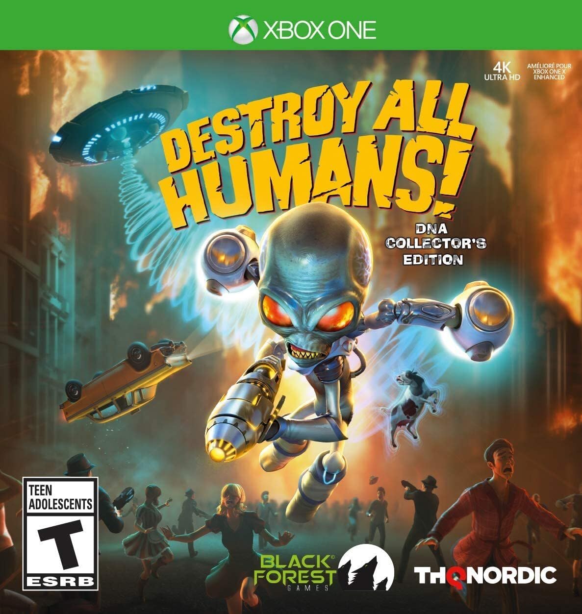 Destroy All Humans! DNA Collector's Edition for Xbox One - Limited Edition Action Adventure Game for Sci-Fi Fans | Perfect for Gaming Collectors and Alien Invasion Enthusiasts