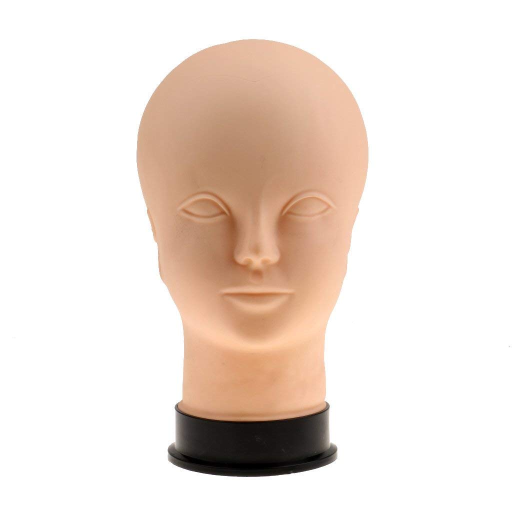 Professional Makeup Mannequin Head with Wig Stand - Ideal for Eyelash Extensions, Makeup Practice, Acupuncture & Massage Training - Perfect for Beauty Schools & Salon Professionals
