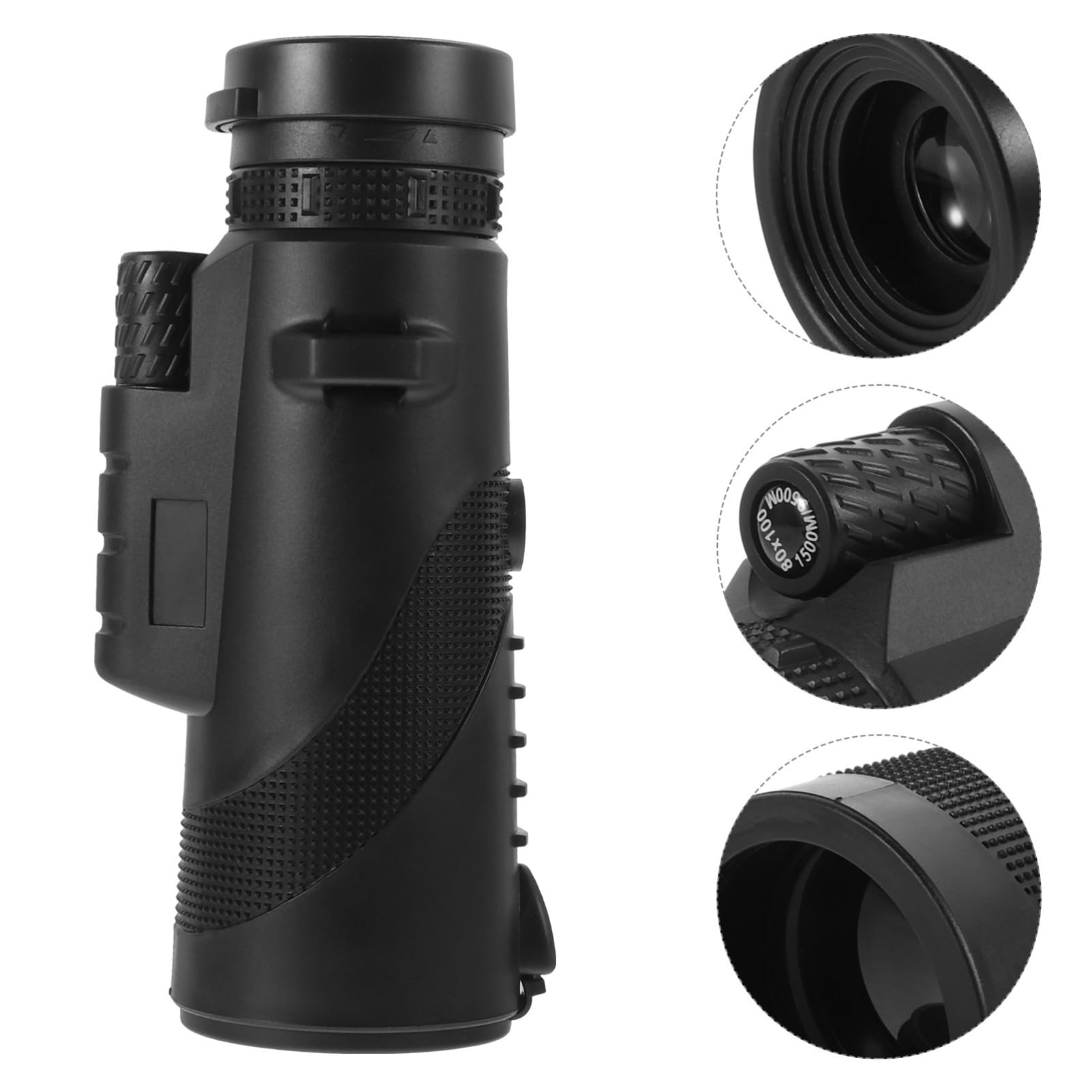 SWOOMEY Night Vision Binoculars - HD Handheld Monocular Telescope with PVC Soft Grip | Portable Pocket-Sized for Outdoor Adventures, Hunting, Camping & Night Observation