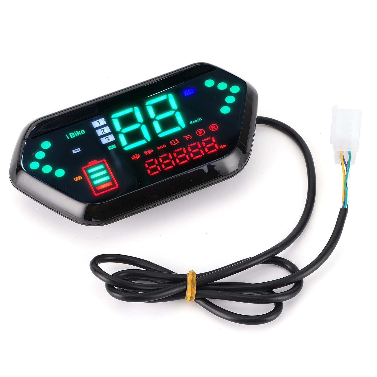 Keenso 48V/60V Motorcycle Speedometer - HD LCD Display for Universal Bikes - Riding & Racing