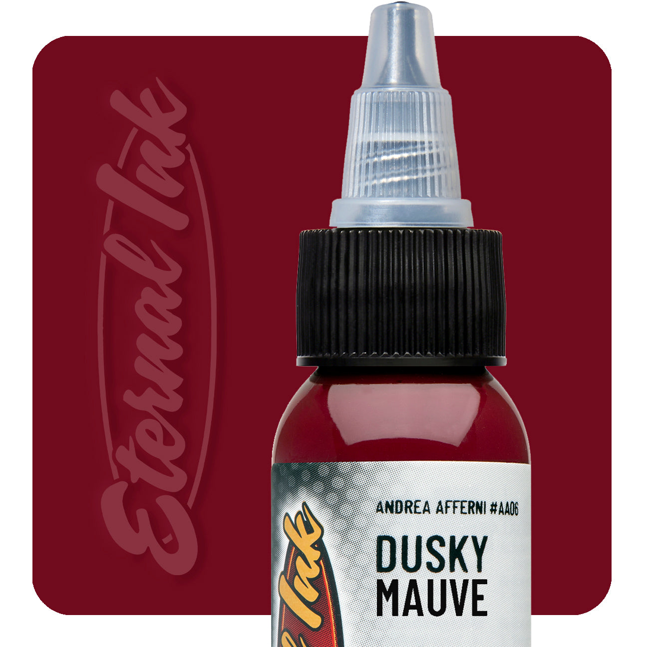 Eternal Andrea Afferni Dusky Mauve Ink 1oz - Premium Calligraphy & Fountain Pen Ink for Artists, Lettering, and Journaling
