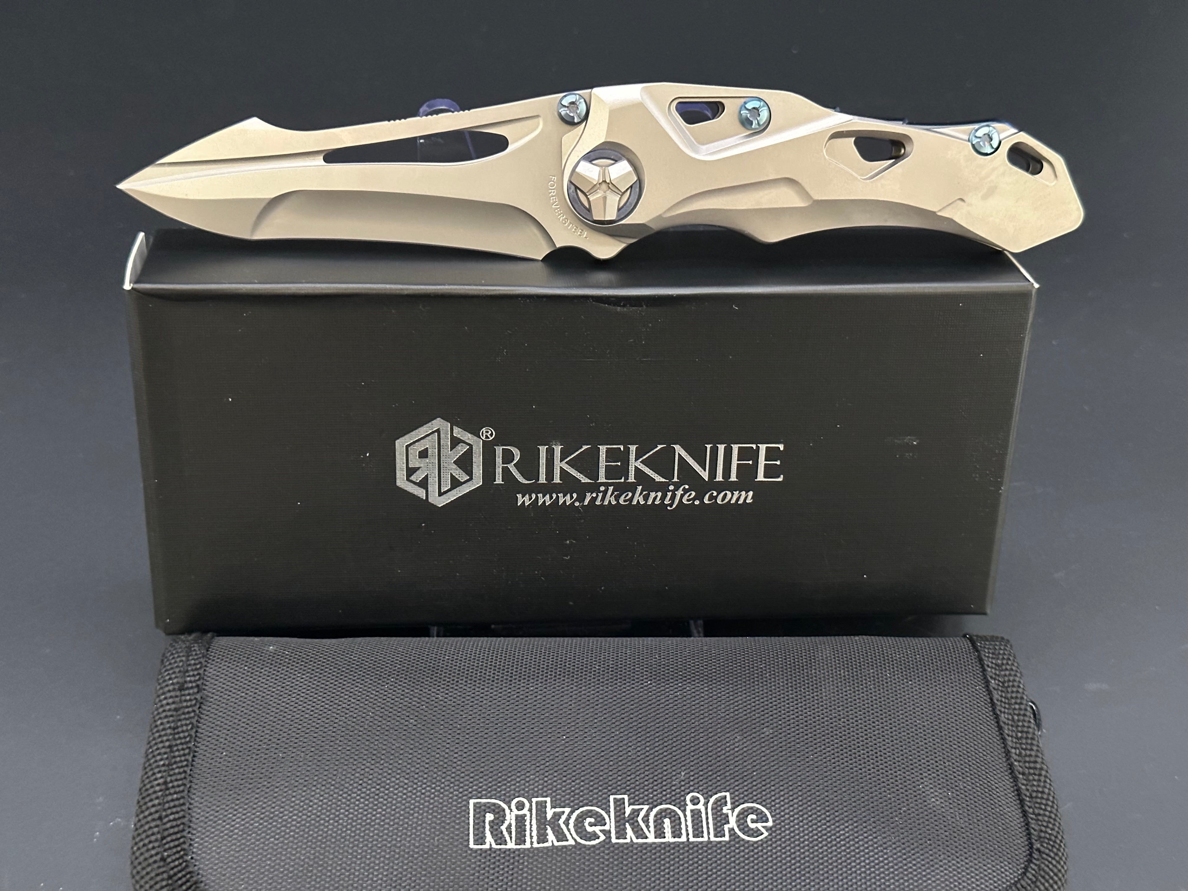 Rike & ForeverSteel Athron - Premium Stainless Steel Kitchen Knife Set for Professional Chefs & Home Cooking | Perfect for Slicing, Dicing, and Food Preparation