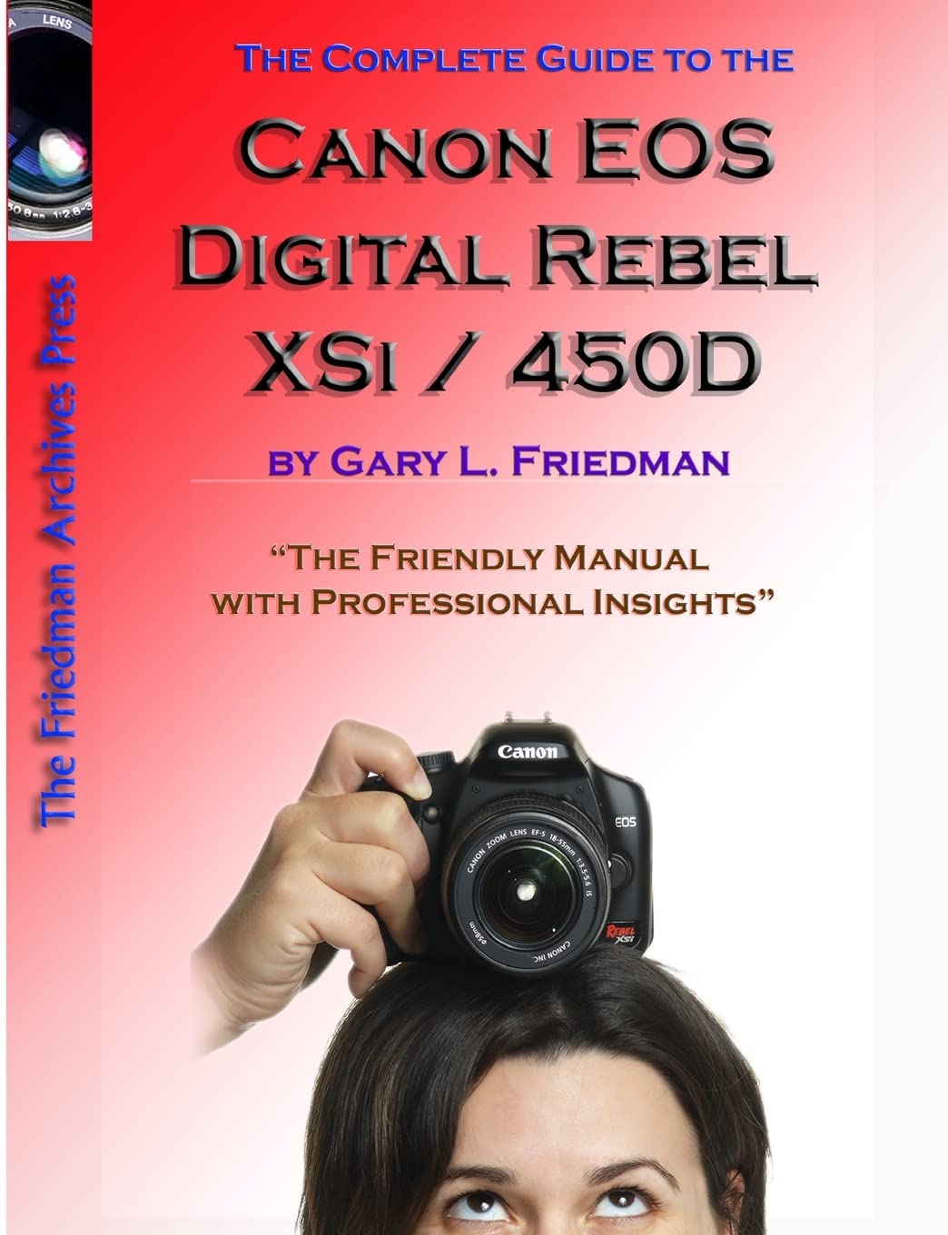 Canon Rebel XSI / 450D Digital SLR Camera - Black & White Edition - Professional Photography for Beginners & Enthusiasts - Perfect for Travel, Portraits & Landscape Photography