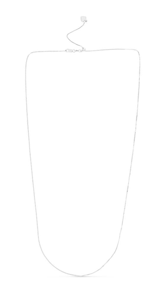 14K Gold 0.68mm Adjustable Box Chain Necklace for Women - Dainty & Elegant Jewelry for Everyday Wear, Layering, or Special Occasions