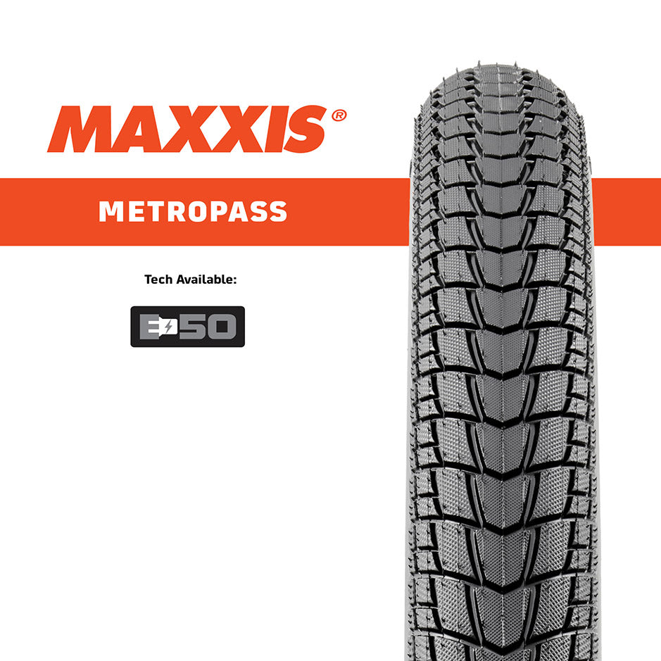 Maxxis 28/700c Metropass Bike Tire - Durable Urban Commuter Tire for Road Bikes, Hybrid Bikes & City Cycling - Perfect for Daily Commutes, Fitness Riding & Smooth Pavement Performance
