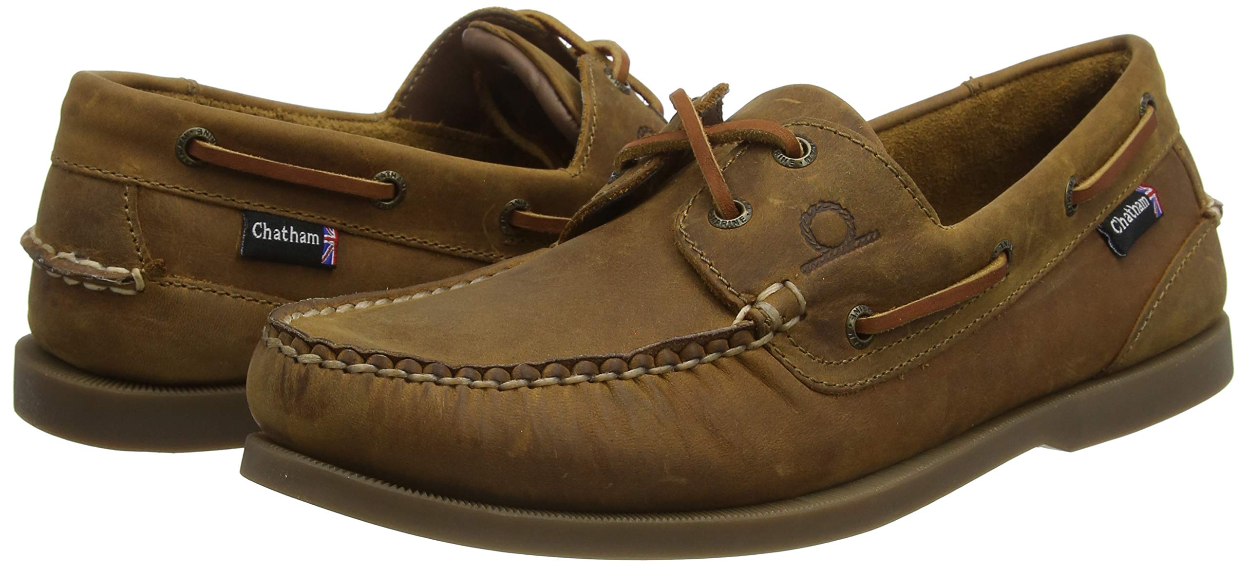 Men's G2 Walnut Leather Deck Shoes - Size 10.5 US - Comfortable & Stylish for Casual Wear, Office & Outdoor Activities