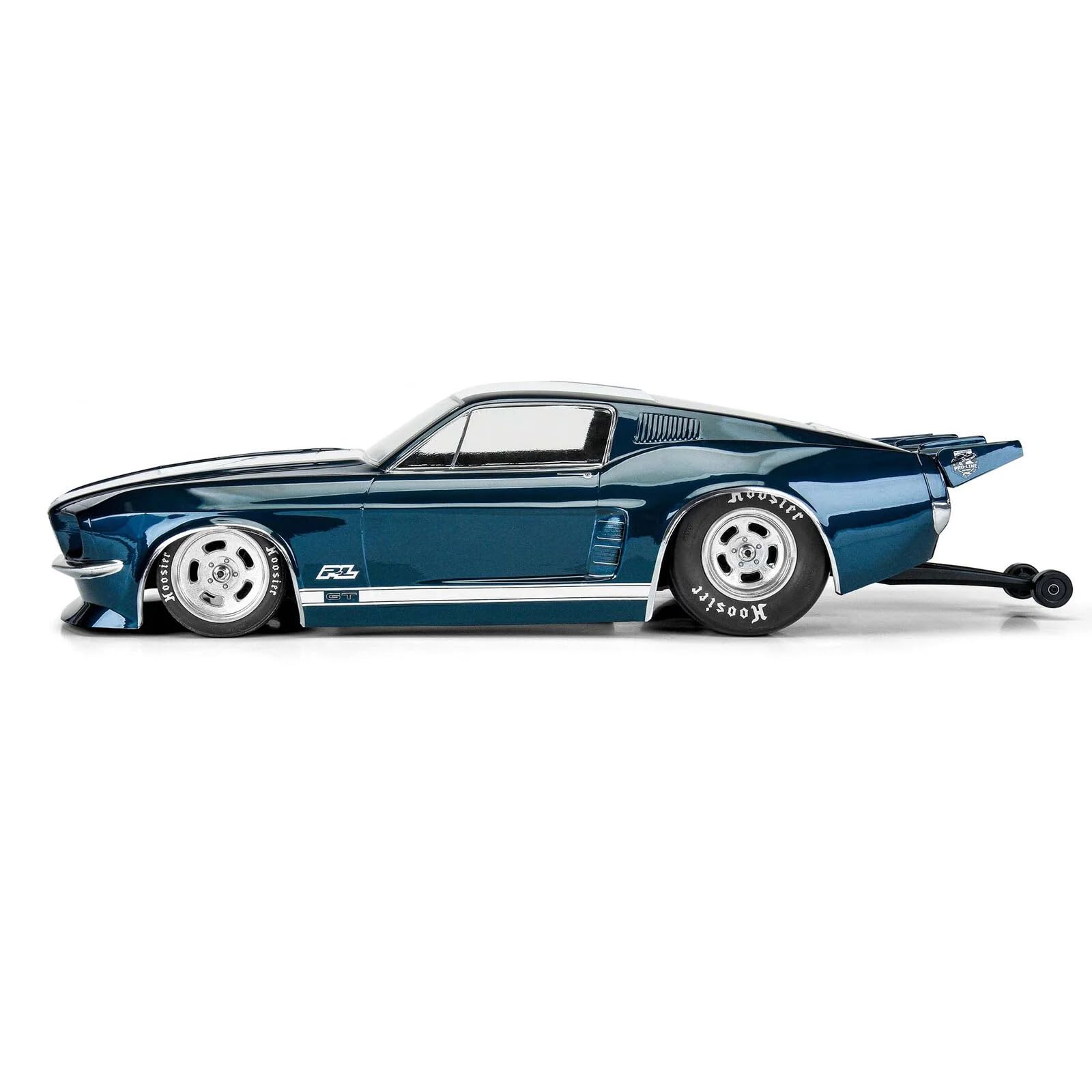 Pro-Line Racing 1967 Ford Mustang Clear Body for SC Drag PRO357300 - 1/10 Scale RC Car Body with Decals - Perfect for Drag Racing & Custom RC Builds