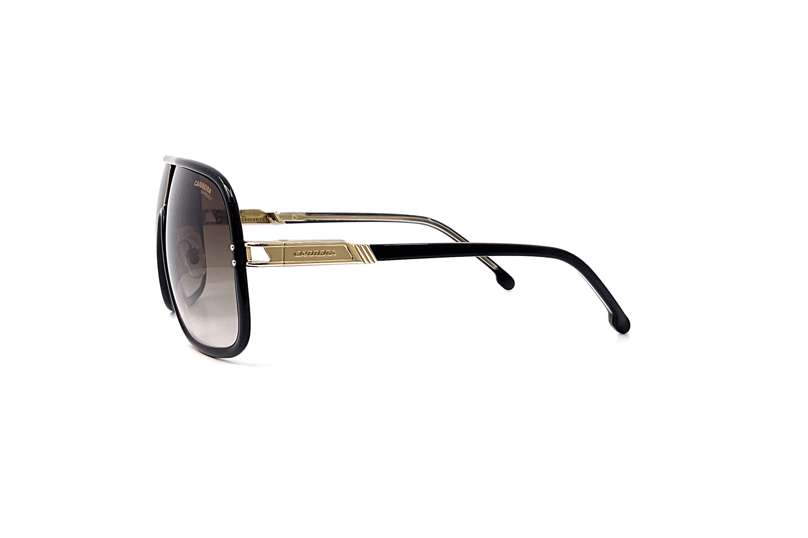 Carrera Flablab II Sunglasses - Black Gold Polarized UV Protection for Men & Women - Perfect for Driving, Running, and Outdoor Activities