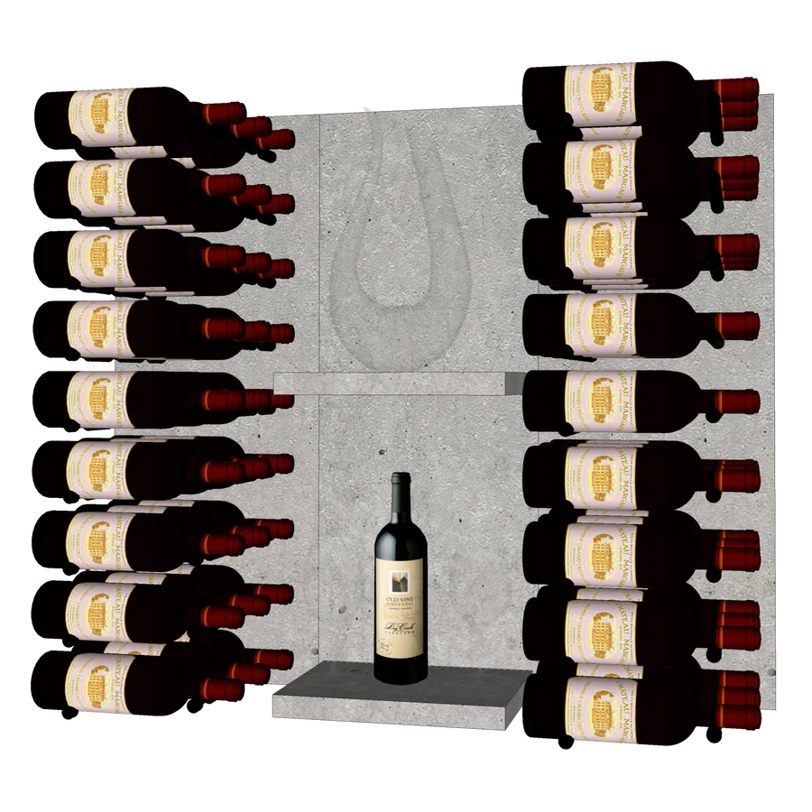 Blue Grouse THE WINE BAR MINI VINdustry Wine Wall - Premium Wine Storage Rack for Home Bars, Restaurants & Wine Cellars - Perfect for Displaying Wine Bottles in Style