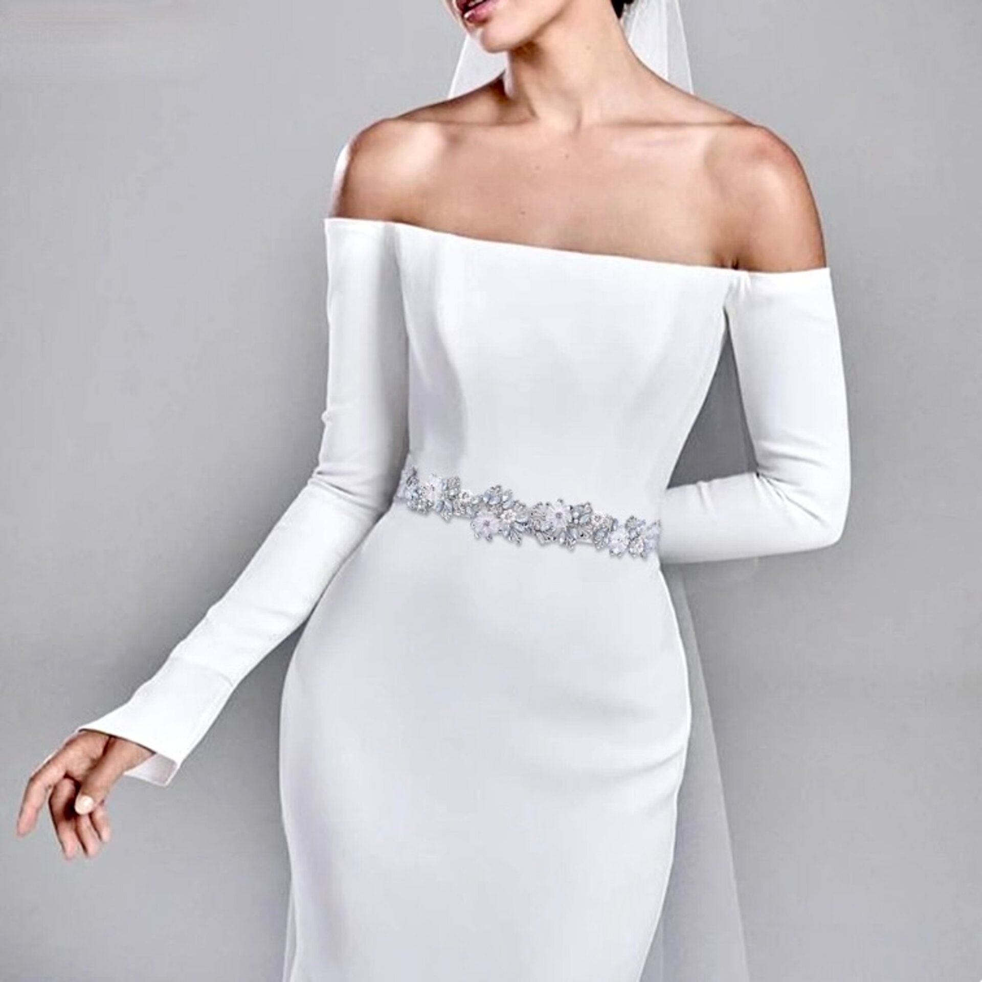Dakota Pearl & Opal Bridal Belt - Elegant Wedding Sash for Brides, Bridesmaids & Formal Events - Perfect for Ceremonies, Receptions & Photo Shoots