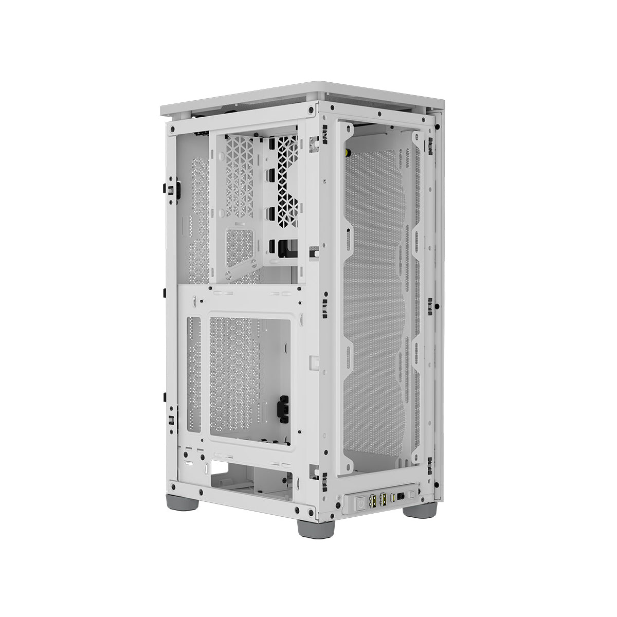 Corsair 2000D AirFlow White ITX Mini Tower PC Case - Compact Gaming PC Build for Small Spaces & High Performance Setups