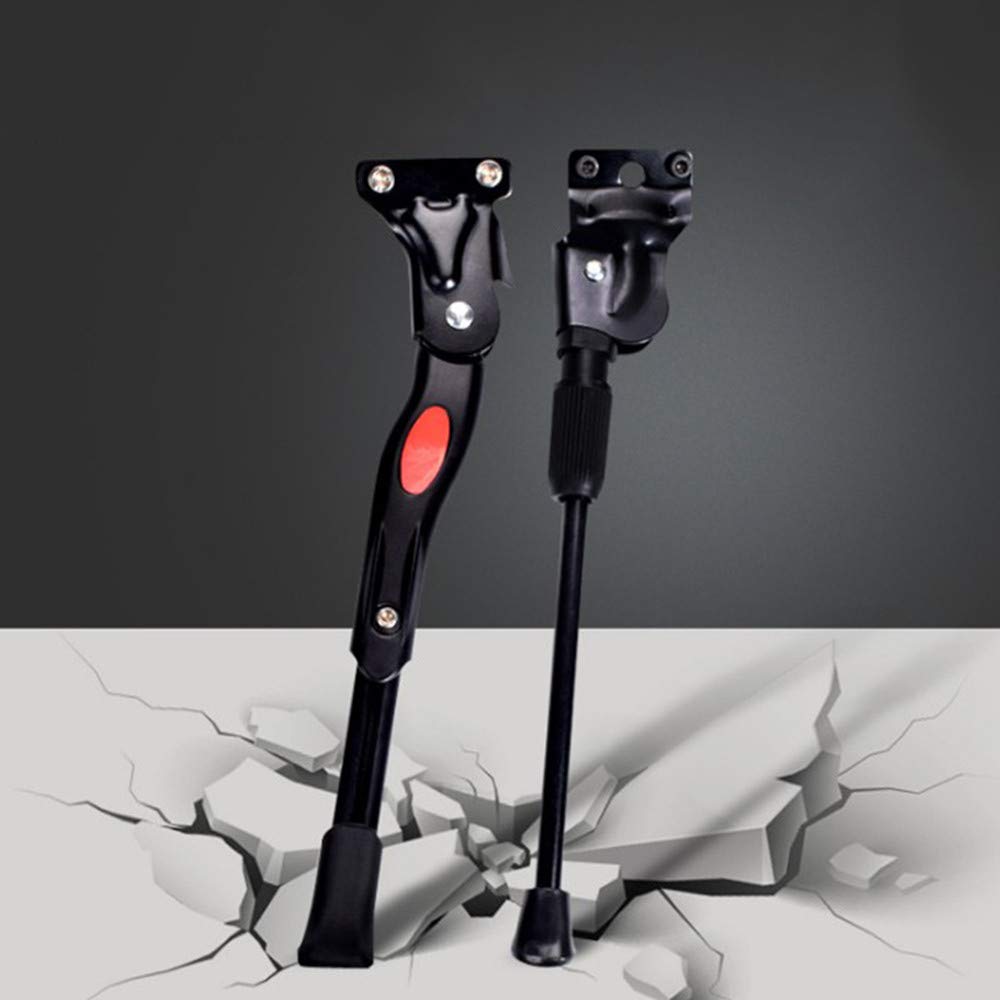 Adjustable Aluminum Alloy Bike Kickstand Center Mount for 22-27 Inch Bicycles - Kids Bike, Mountain Bike, Road Bike, Adult Bike | Perfect for Commuting, Off-Roading & Everyday Cycling