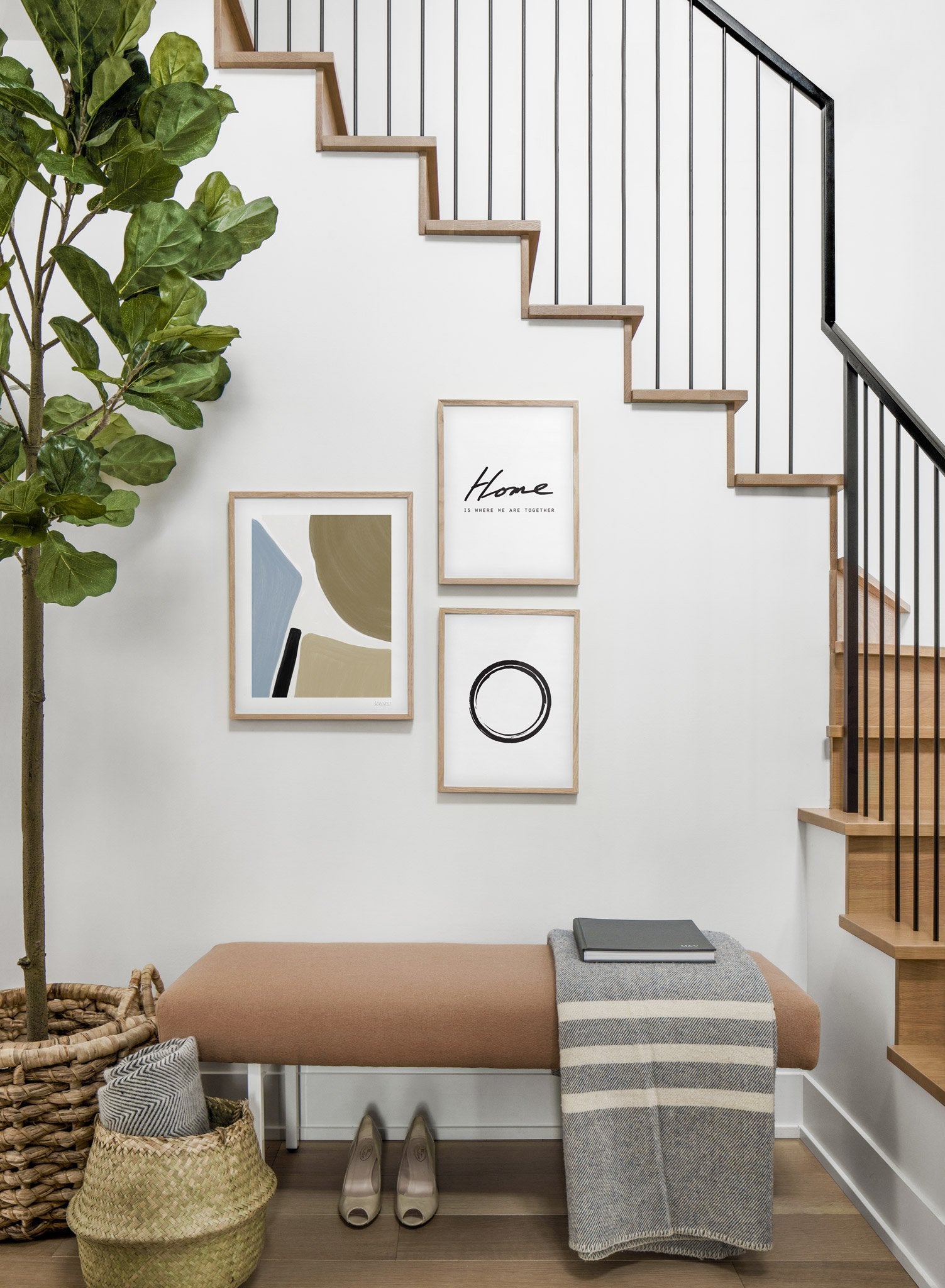 Intersection Art Poster - Modern Wall Decor for Living Room, Bedroom & Office - High Quality Print for Home & Office Decor