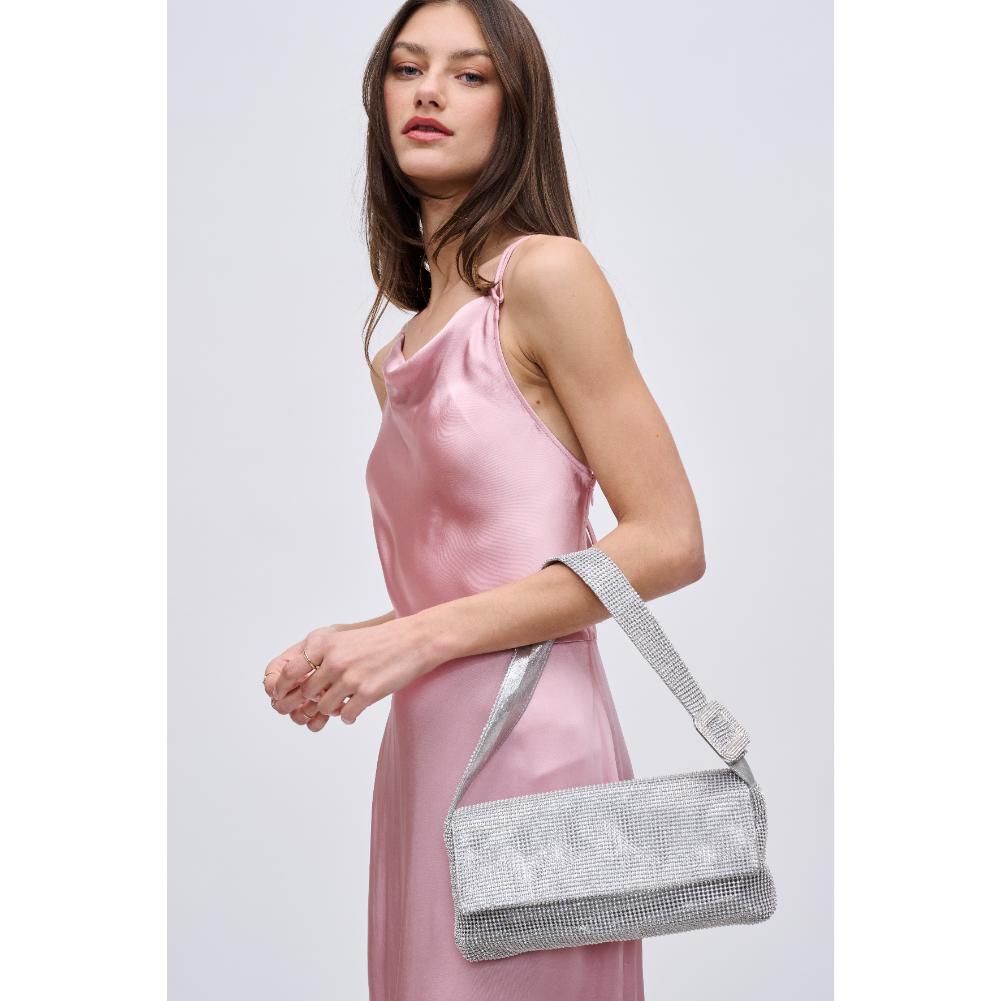 Elegant Thelma Evening Bag for Women - Clutch Purse with Rhinestone Decor - Perfect for Parties, Weddings & Special Occasions