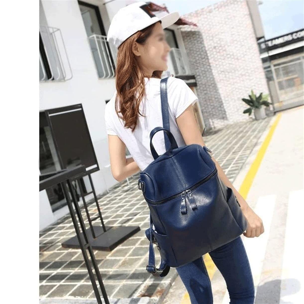Stylish Women's Casual Daypacks & Genuine Leather Handbags - Fashion Backpacks, Purses & Wallets for Everyday Use (Red) - Perfect for Work, Travel & Shopping