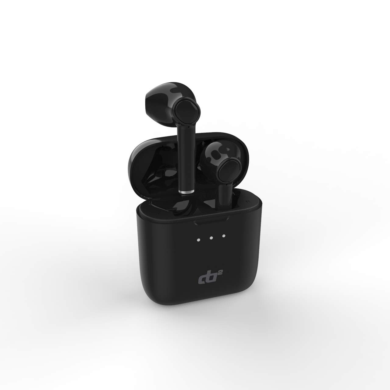 Premium Black Wireless Earbuds Bluetooth 5.0 with Mic - IPX7 Waterproof, USB-C Charging, TWS Stereo Sound, DA2 Decibel Atmosphere Technology - Perfect for Gym, Running, Travel & Workouts