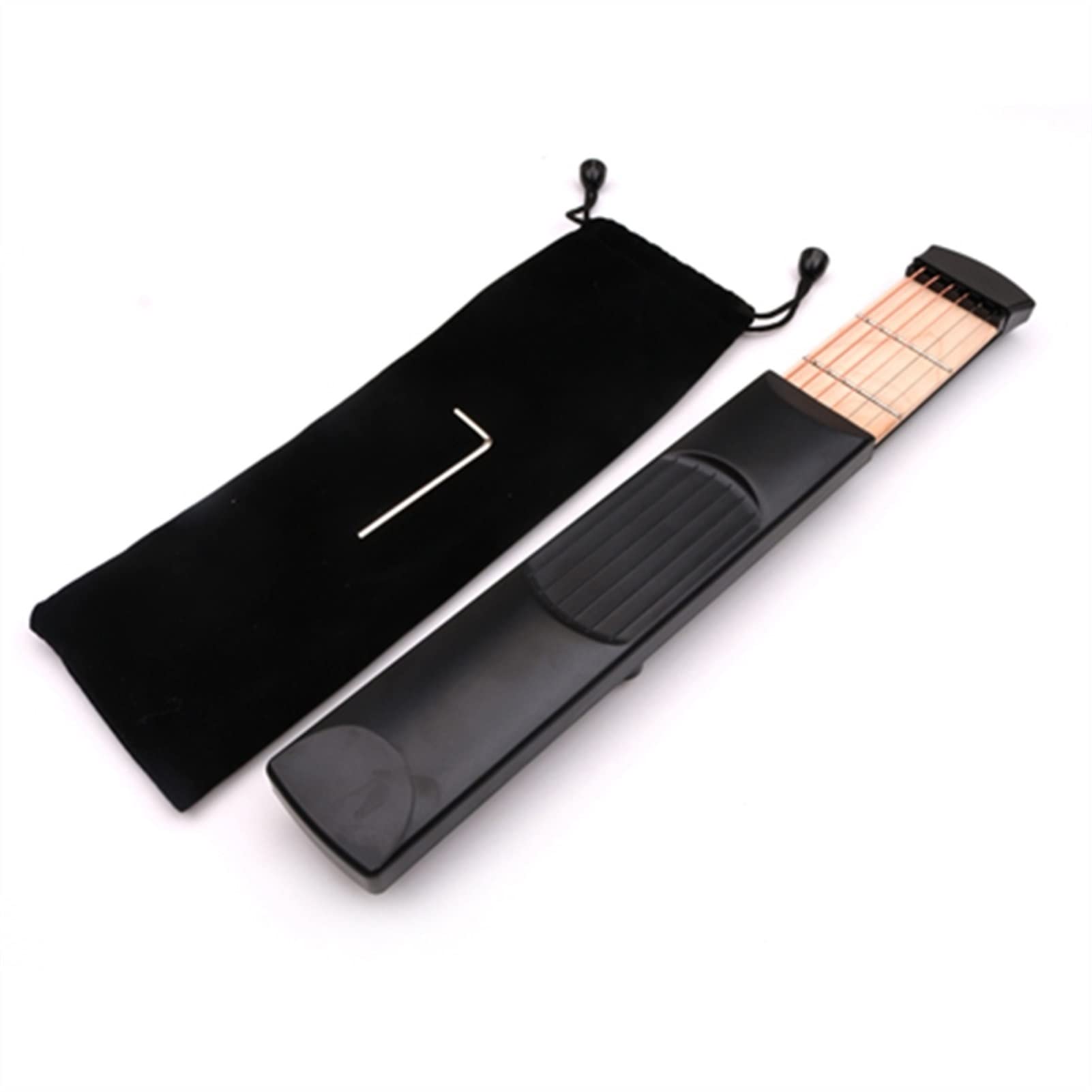Portable Wooden 6-String Guitar Fret Practice Tool for Beginners & Kids - Chord Trainer, Fingering Aid, Luthier Accessory | Perfect for Travel, Home Practice & Music Lessons