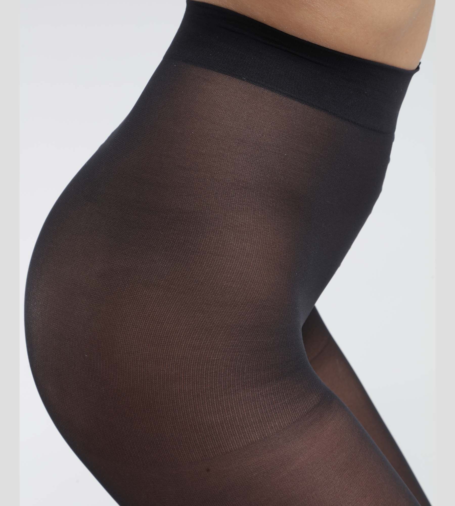 Dim Good 50 Denier Opaque Black Recycled Tights - Perfect for Work, Winter & Everyday Comfort