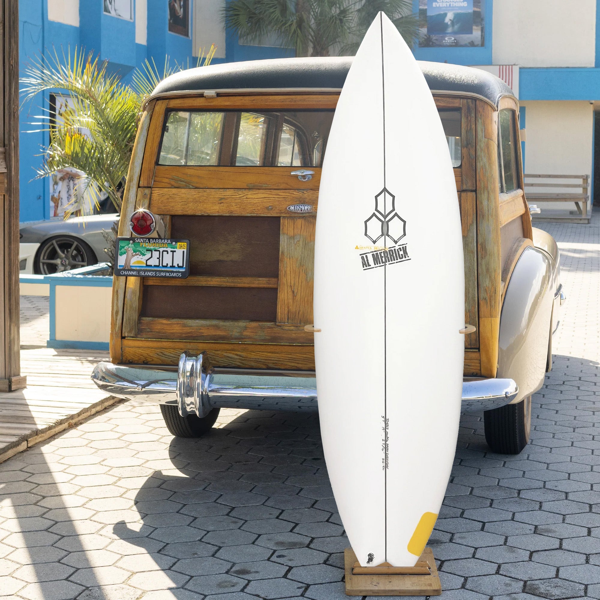 Channel Islands Happy Everyday Swallow 5'9 Surfboard with FCS II Fin System - Perfect for Small Waves and Everyday Surfing