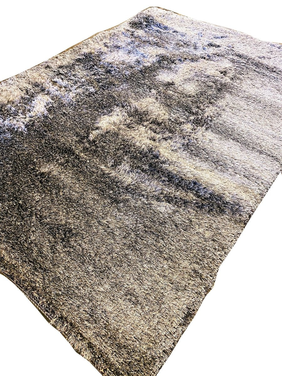 Luxury Silky Shine Shag Rug - Ultra Soft Fluffy Carpet for Living Room & Bedroom - 9.6' x 6.6' Plush Area Rug - Perfect for Cozy Home Decor & Kids Play Area