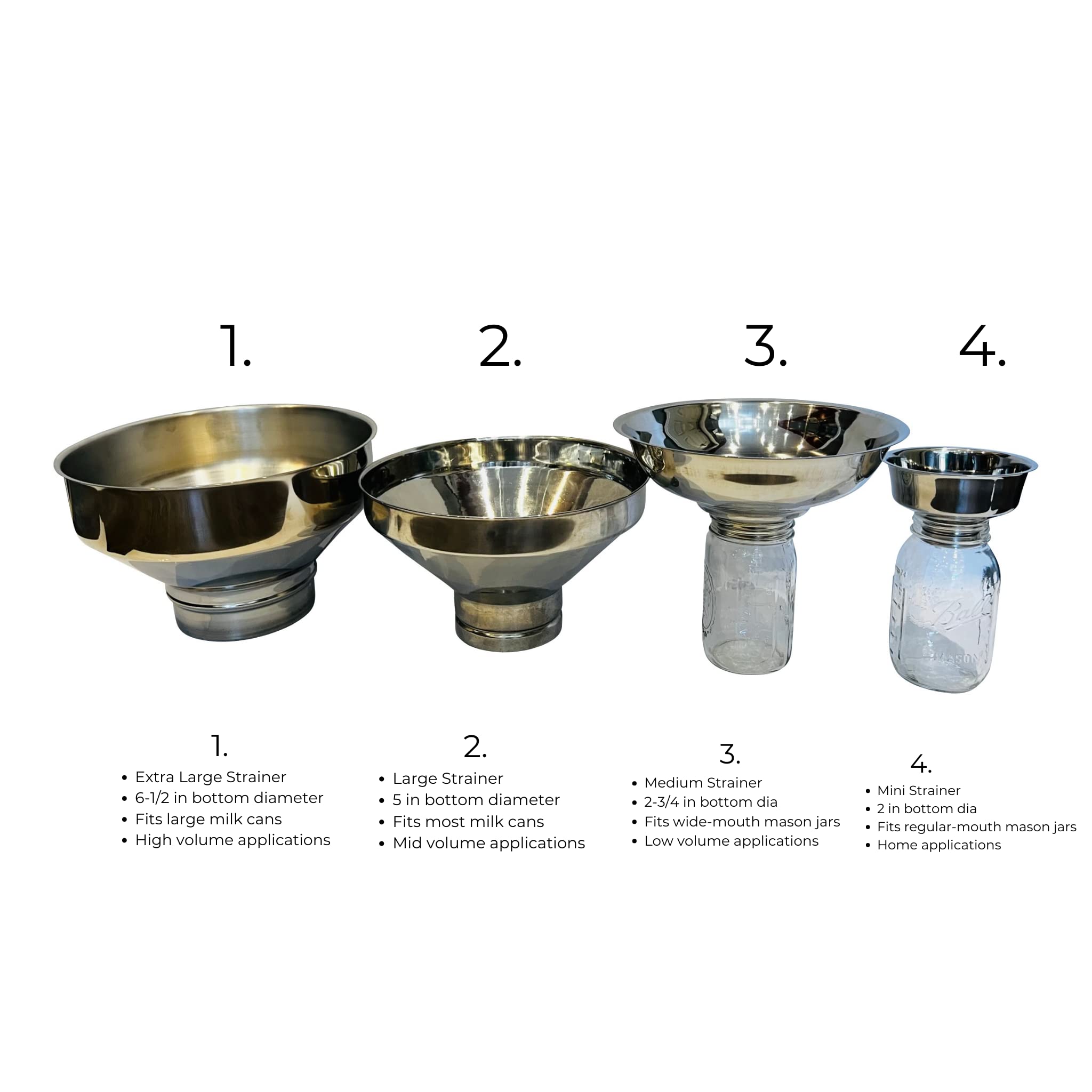 Premium Extra Large Stainless Steel Strainer - Fine Mesh Filter for Milk, Maple Syrup, Juice & Beverages | Ideal for Kitchen, Coffee Brewing & DIY Syrup Making