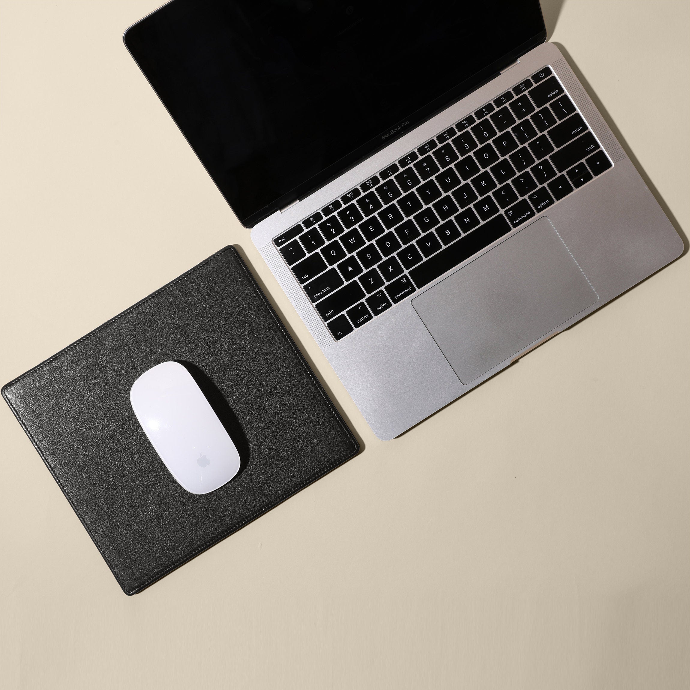 Premium Black Onyx Classic Mouse Pad - Non-Slip, Smooth Surface for Gaming & Office Use - Perfect for Computers, Laptops & Workstations