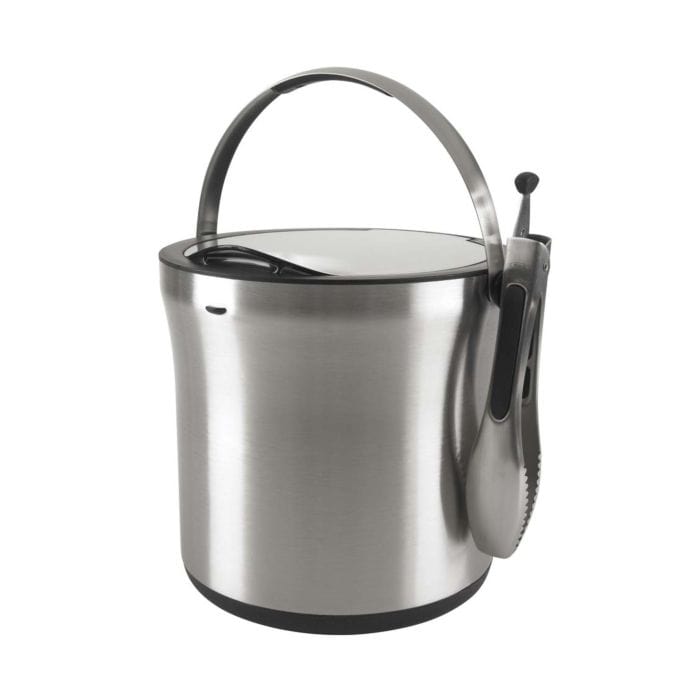 OXO Stainless Steel Ice Bucket with Lid - Premium Cocktail & Wine Chiller for Parties, Bars, and Home Entertaining