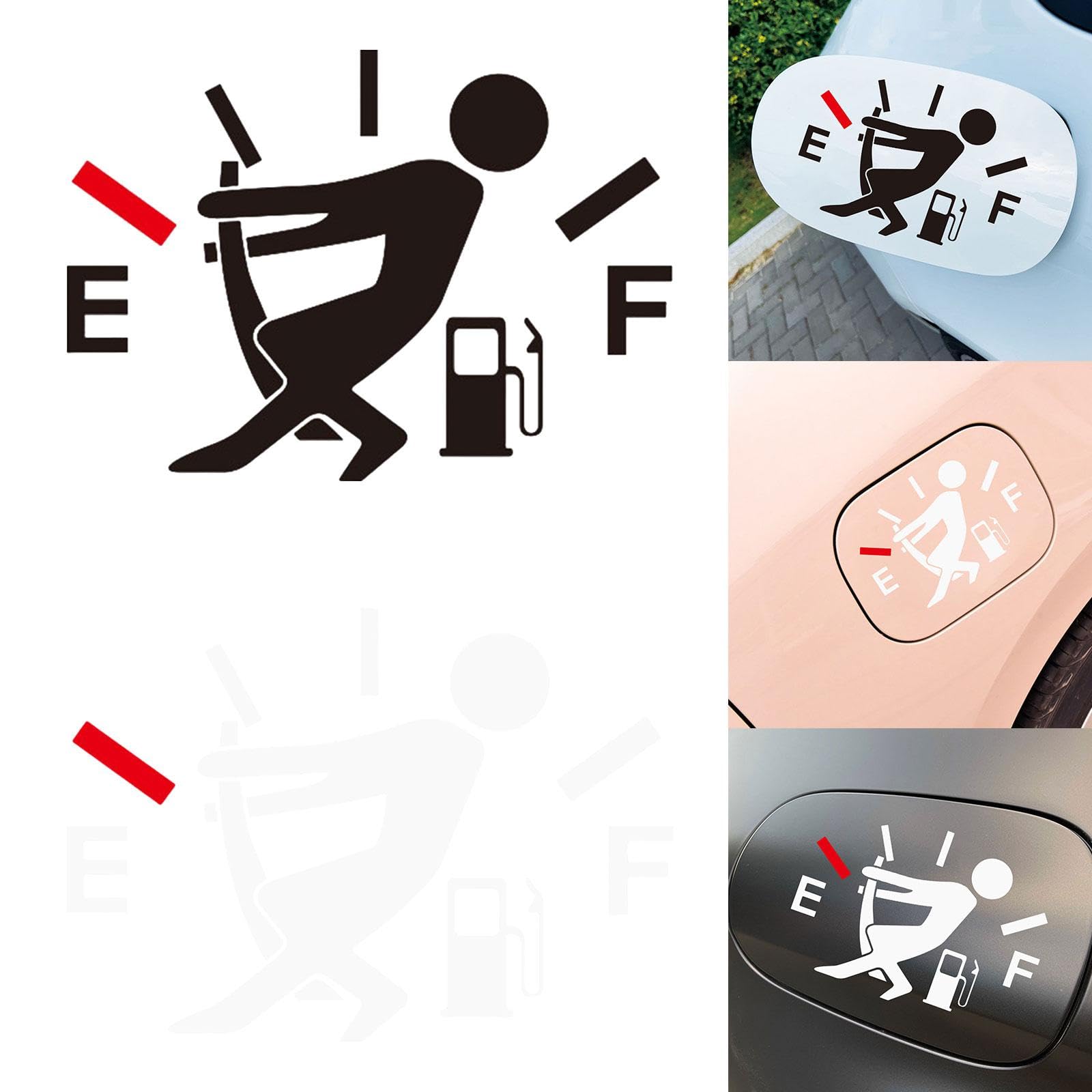 Funny Car Stickers - SECRET DESIRE Fuel Tank Cap Decals for Cars & Vehicles - Black Vinyl Decoration - Perfect for Prank Gifts & Auto Accessories Customization