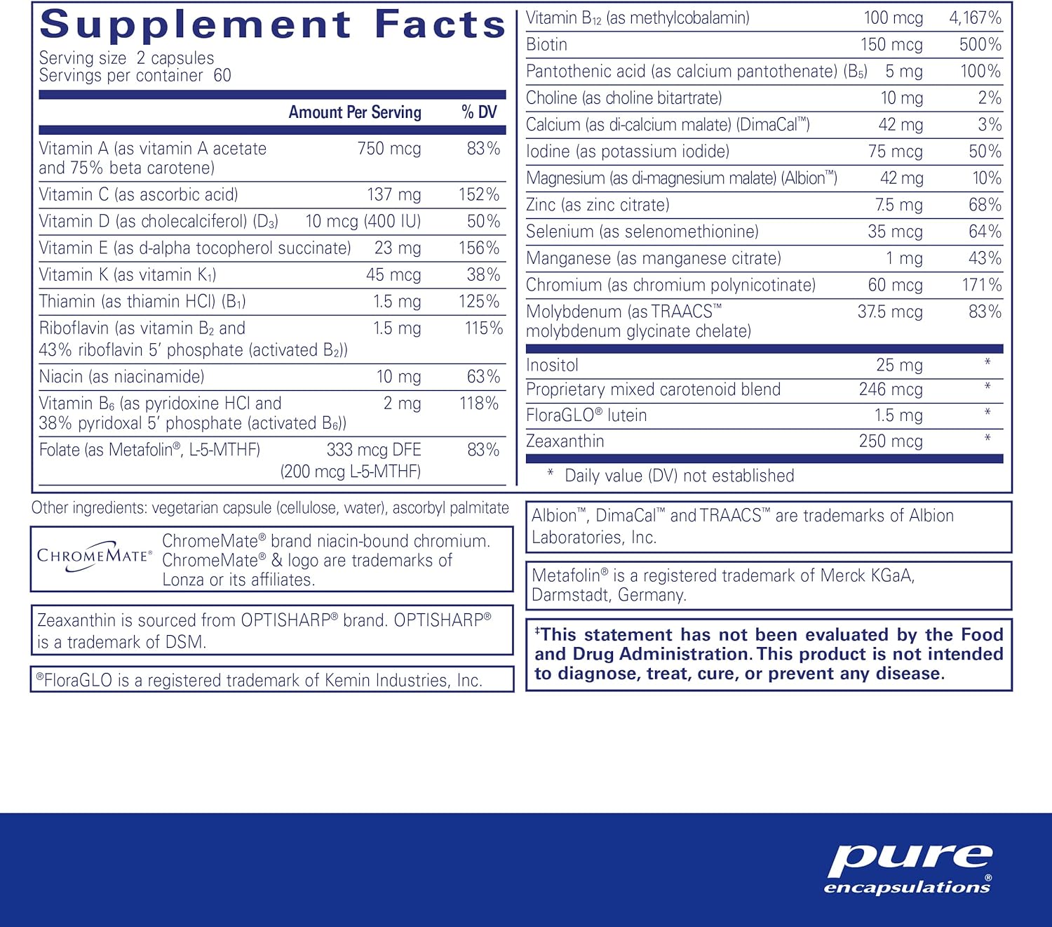 Pure Encapsulations Junior Nutrients Multivitamin for Kids & Teens - Iron-Free Formula (JUN1) | Supports Healthy Growth & Immune System for School & Active Lifestyles