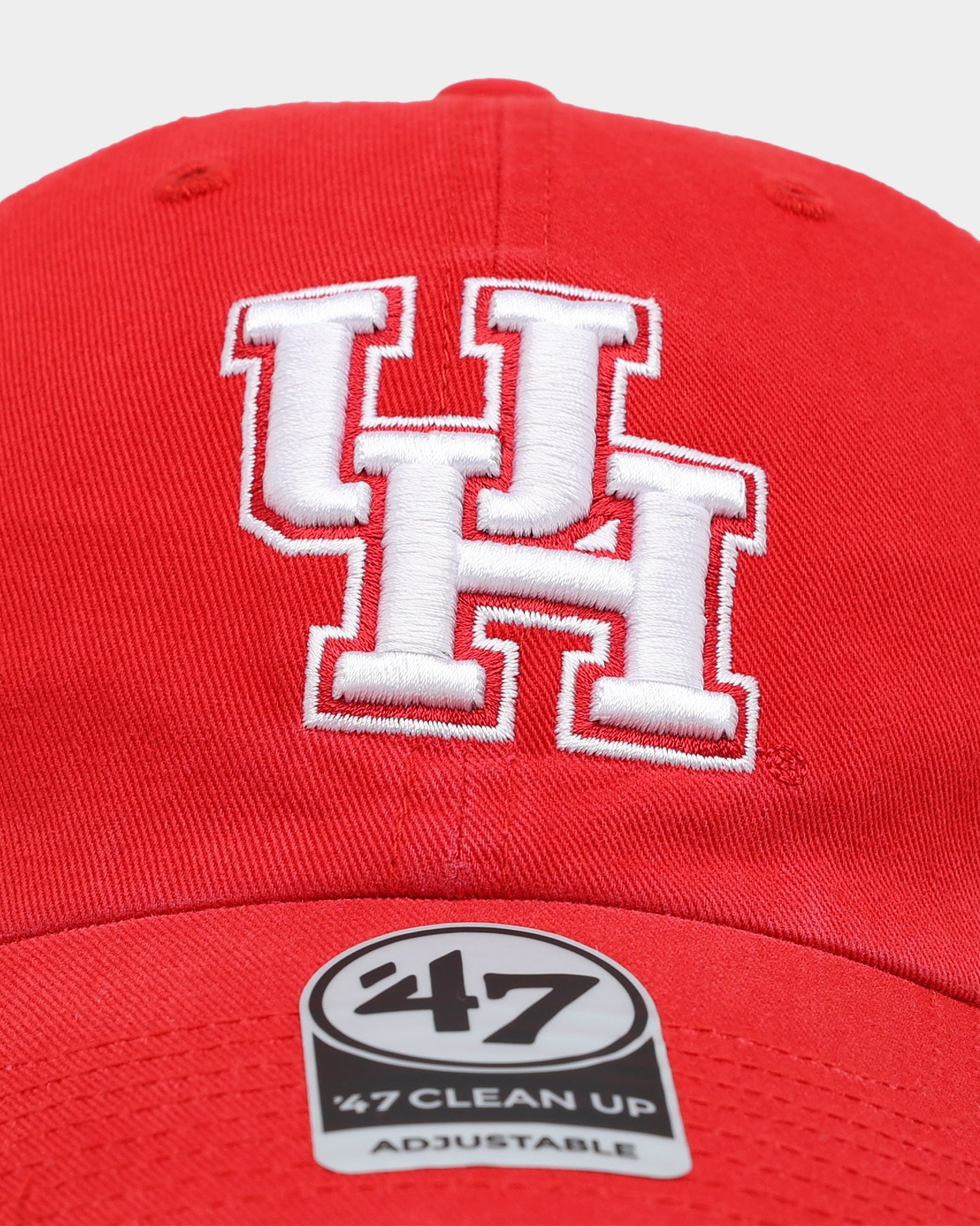 Houston Cougars '47 Clean Up Strapback Cap - Adjustable Snapback Hat for Men & Women - Perfect for Game Day, Tailgating & Casual Wear
