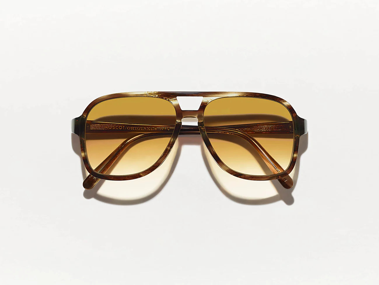 Moscot Sheister Bamboo Gradient Sunglasses - Stylish UV Protection Shades for Men & Women - Perfect for Outdoor Activities, Beach, and Driving