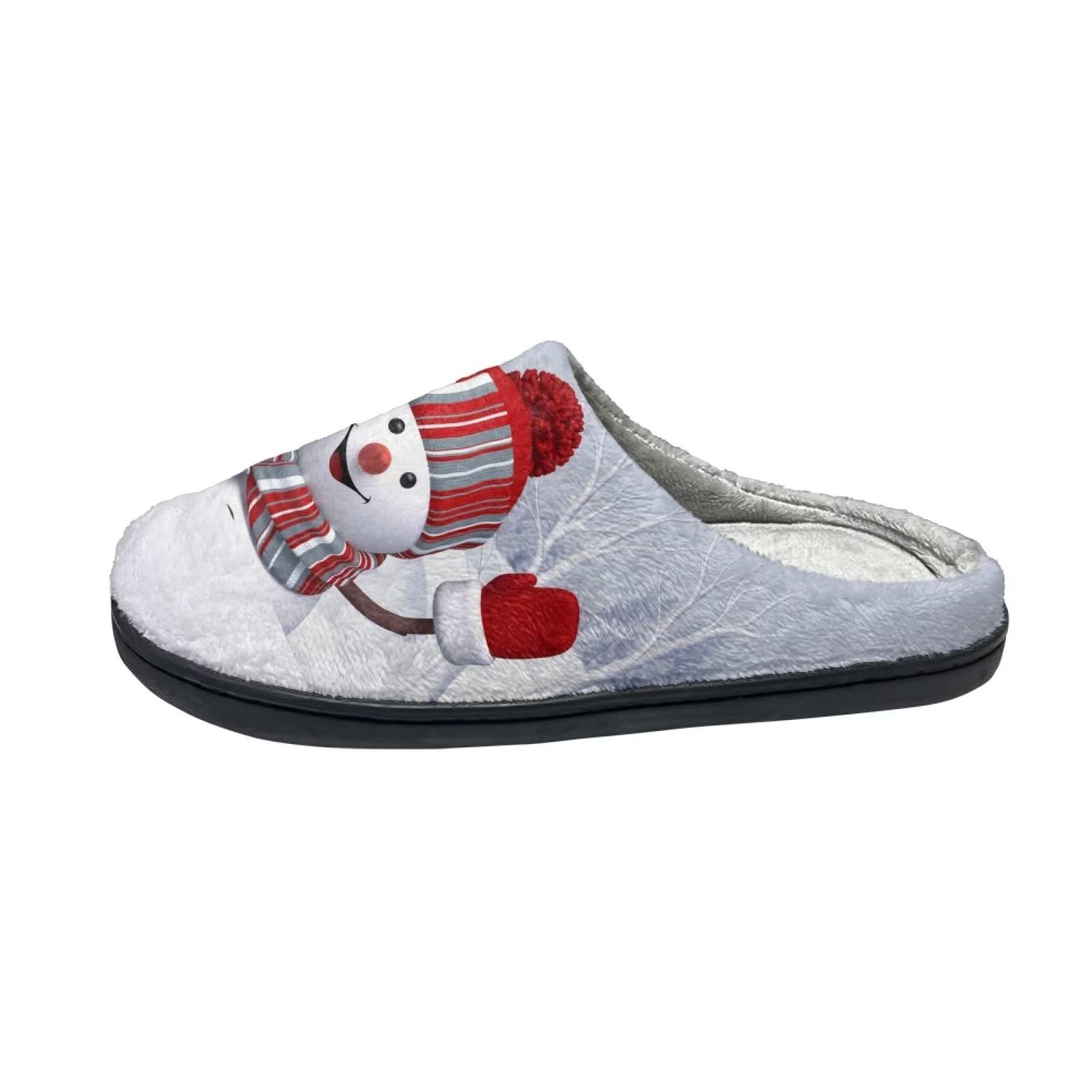 **Women's & Men's Warm Flannel Slippers - Indoor & Outdoor Comfortable House Clogs for Winter - Perfect for Lounging, Home Use & Quick Outdoor Errands**