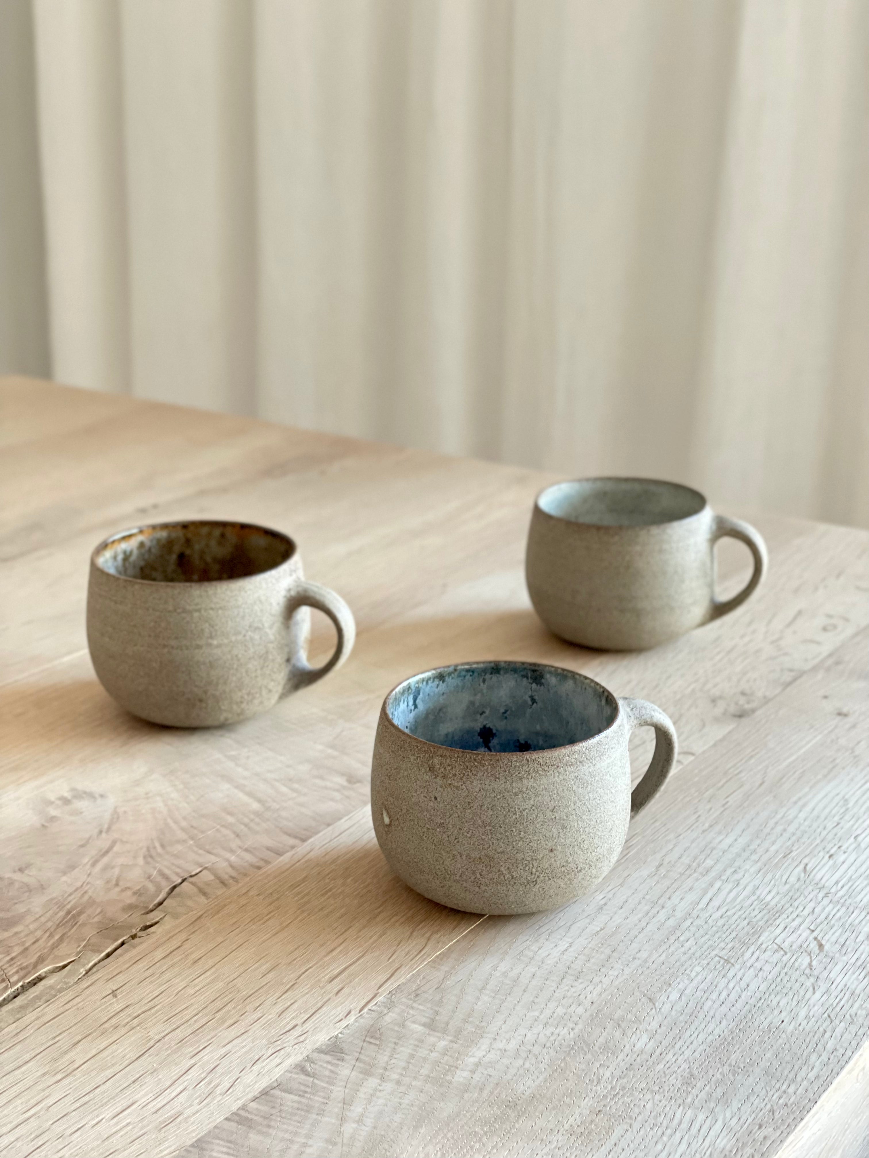 Aage Würtz Ceramic Mug - Handmade Fall Collection with Raw Finish | Perfect for Coffee, Tea & Hot Cocoa at Home or Office
