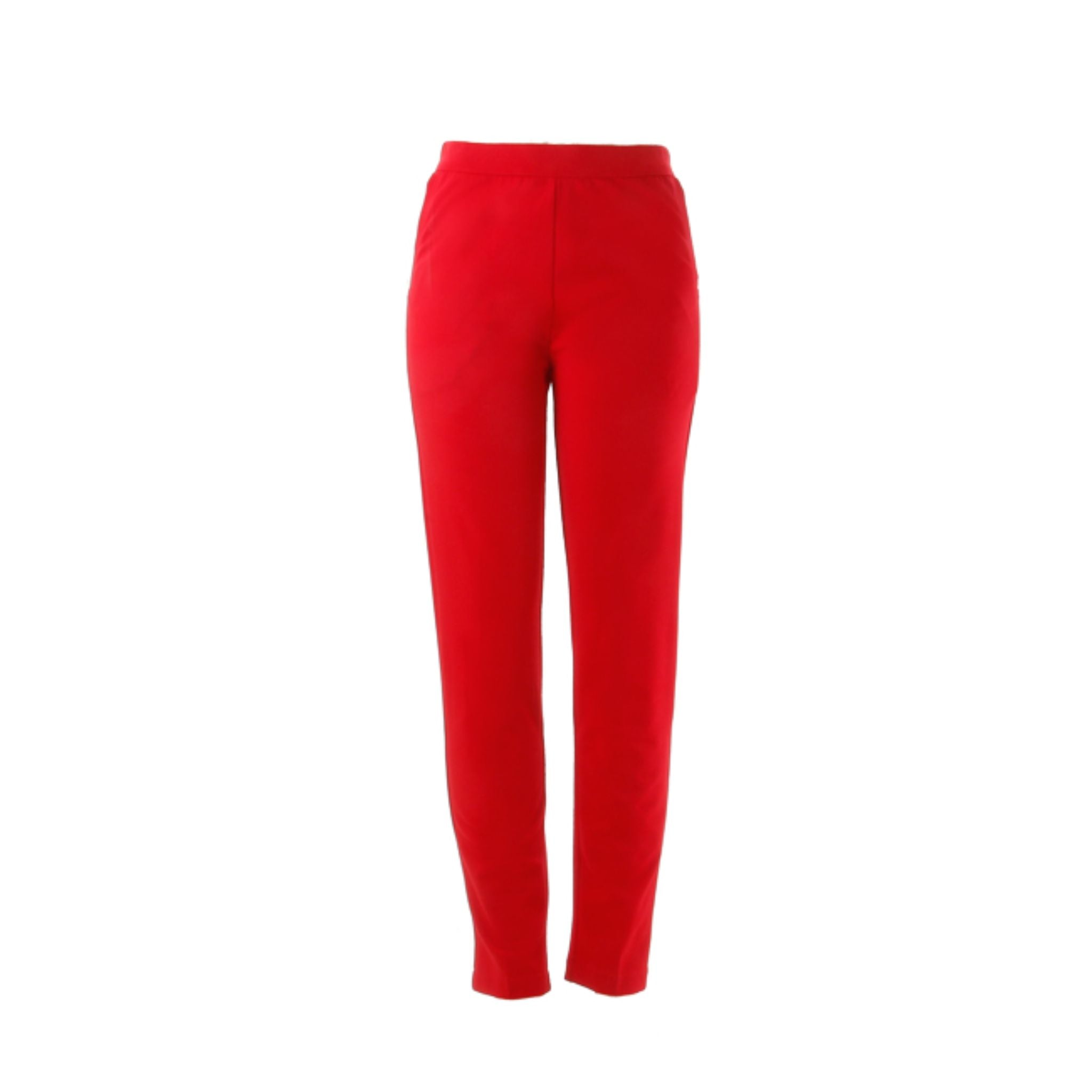 Enro Long Pants for Men - Comfortable Stretch Red Casual Trousers - Perfect for Office Wear, Travel & Everyday Use