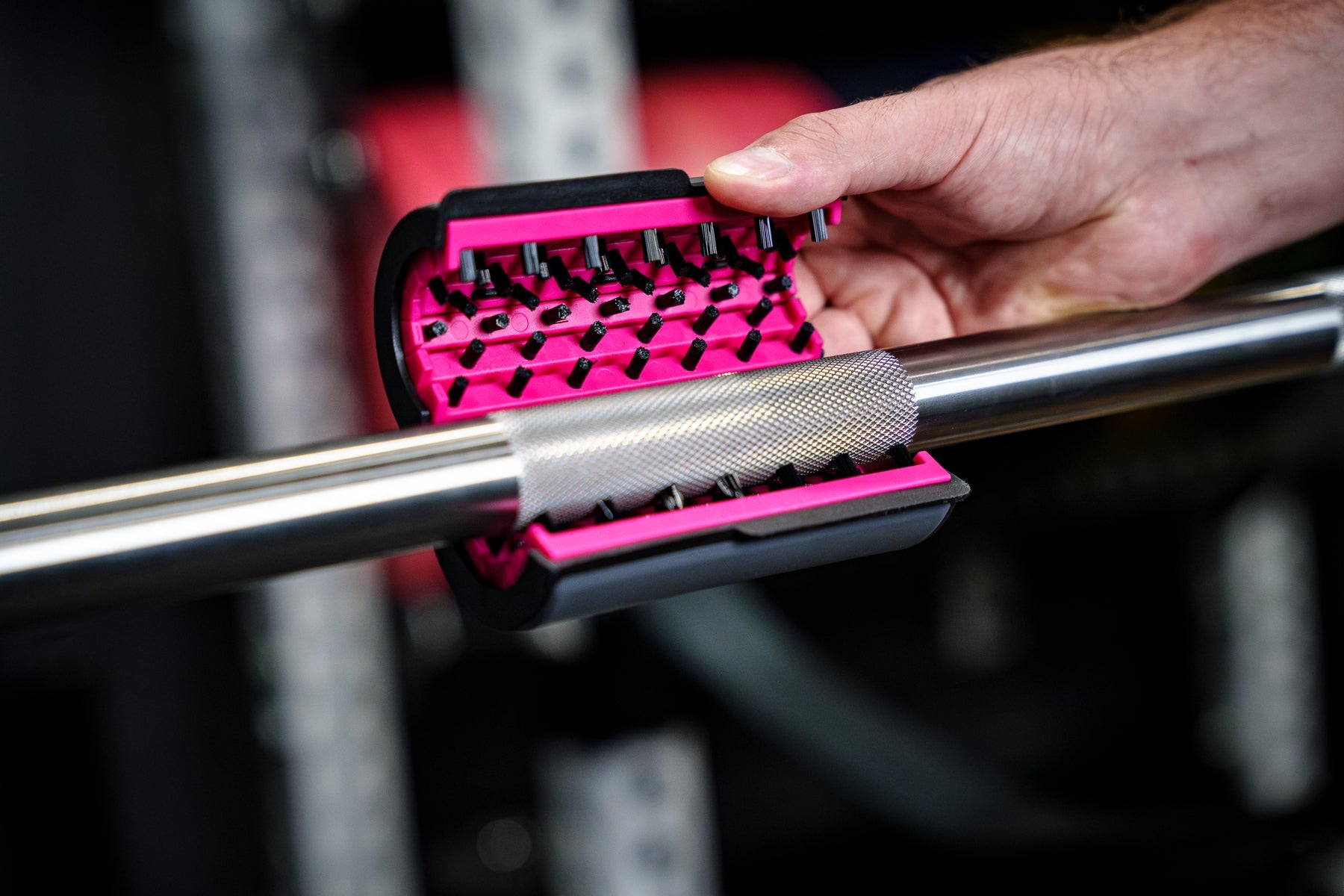 Barbell Rescue Nylon Brush - Heavy Duty Gym Equipment Cleaner for Weight Plates, Dumbbells & Bars | Perfect for Home & Commercial Gym Maintenance