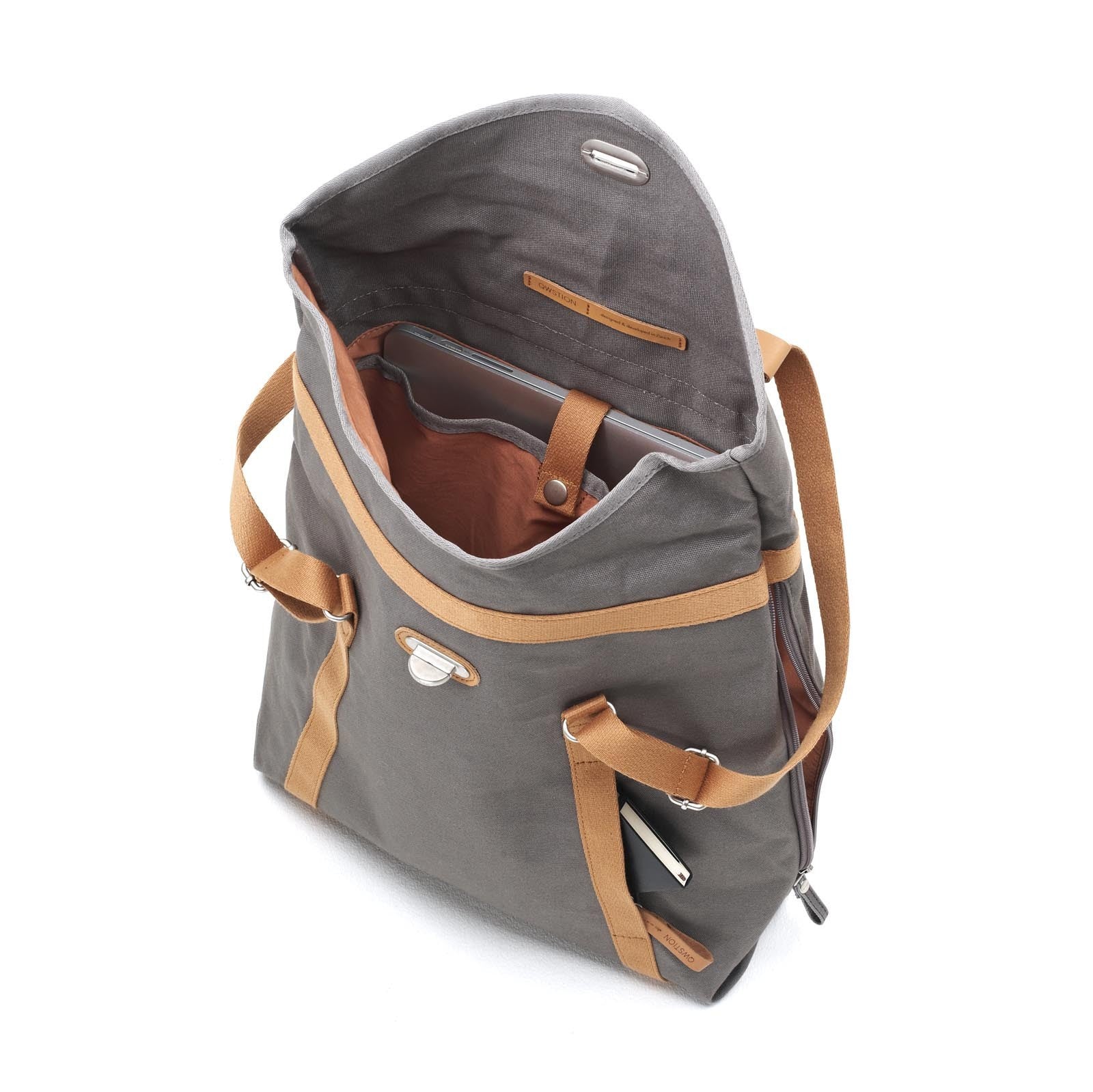 Qwstion Tote 1 - Stylish & Durable Canvas Tote Bag for Women & Men - Perfect for Work, Travel & Shopping