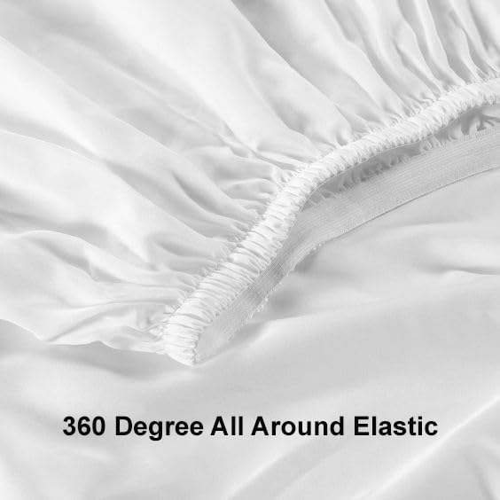 Queen Size Fitted Sheet - Deep Pocket 15