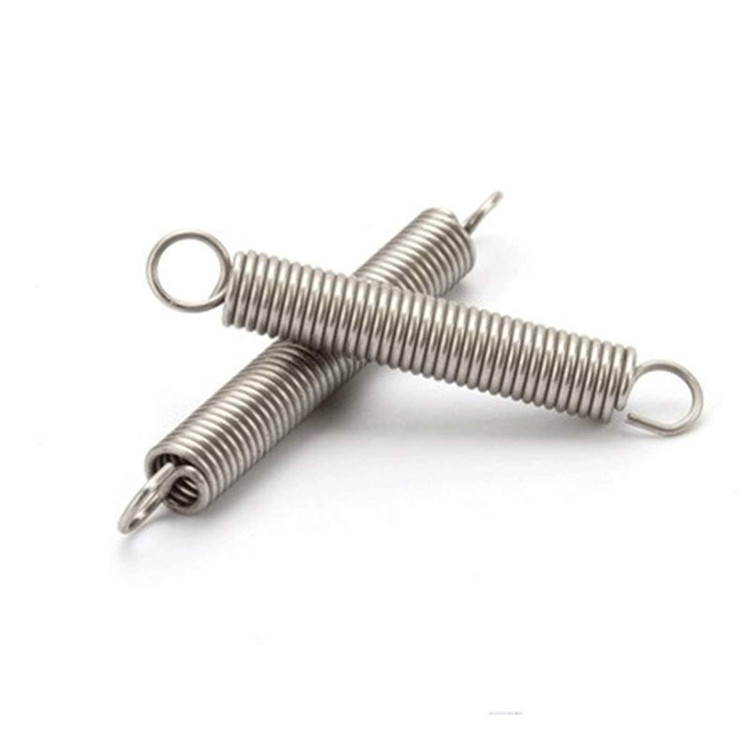 High-Quality Stainless Steel Compression Spring - 2pcs, 1.5x10x300mm, Durable Extension Tension Spring for Industrial, Automotive & Home Use - Resistant to Deformation