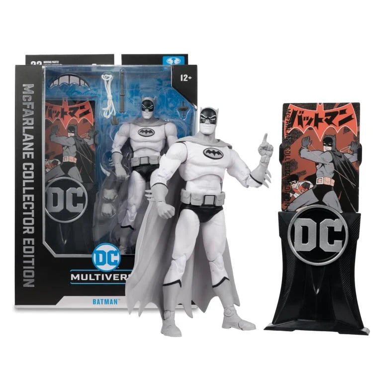 DC Multiverse Batman Manga Collector Edition Platinum (Chase) - Exclusive Action Figure for DC Comics Fans & Collectors - Perfect for Display, Gifts, and Comic Book Collections